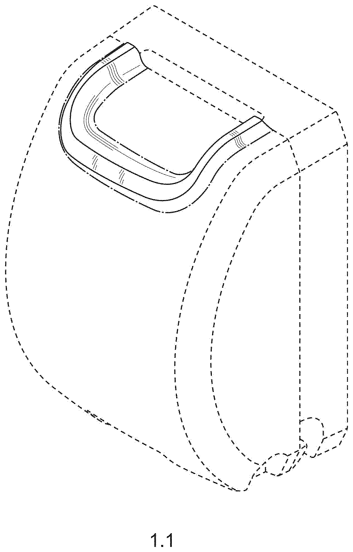 Patent USD0999745 — Cover for electrical plugs — Figure 1
