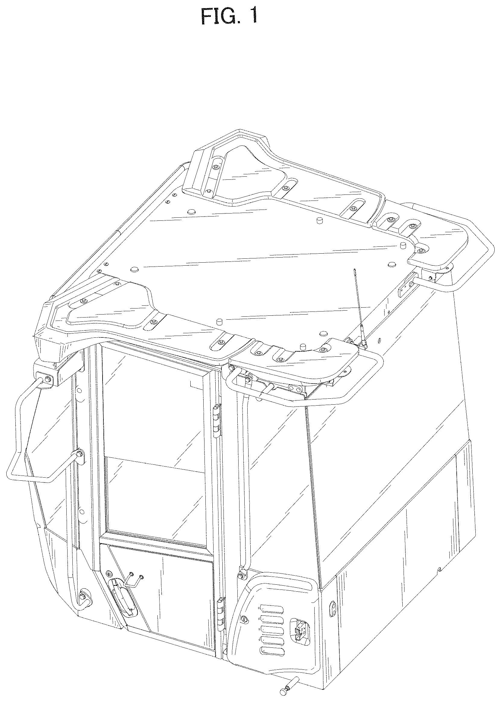 Patent USD0999792 — Cabin for construction machine — Figure 1