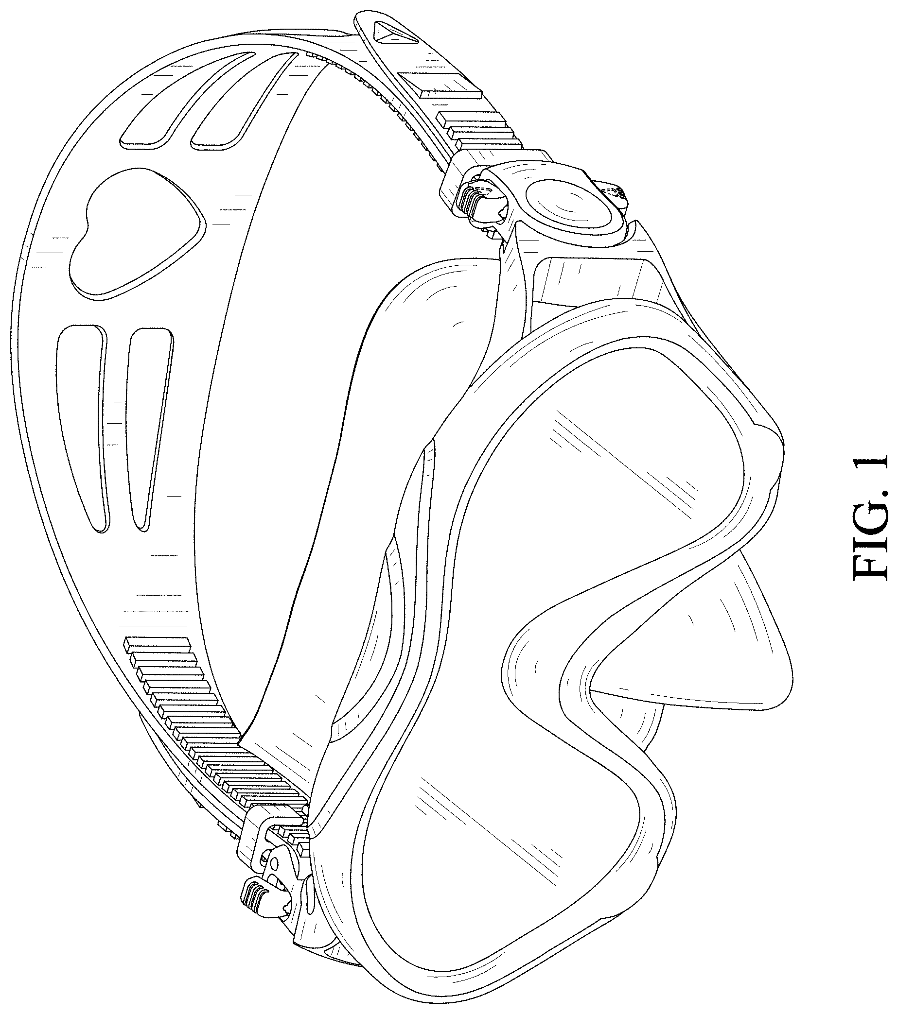 Patent USD0999813 — Swim mask — Figure 1