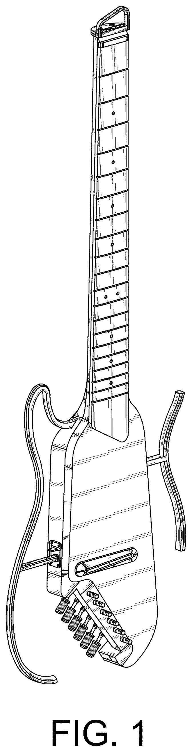 Patent USD0999815 — Guitar — Figure 1