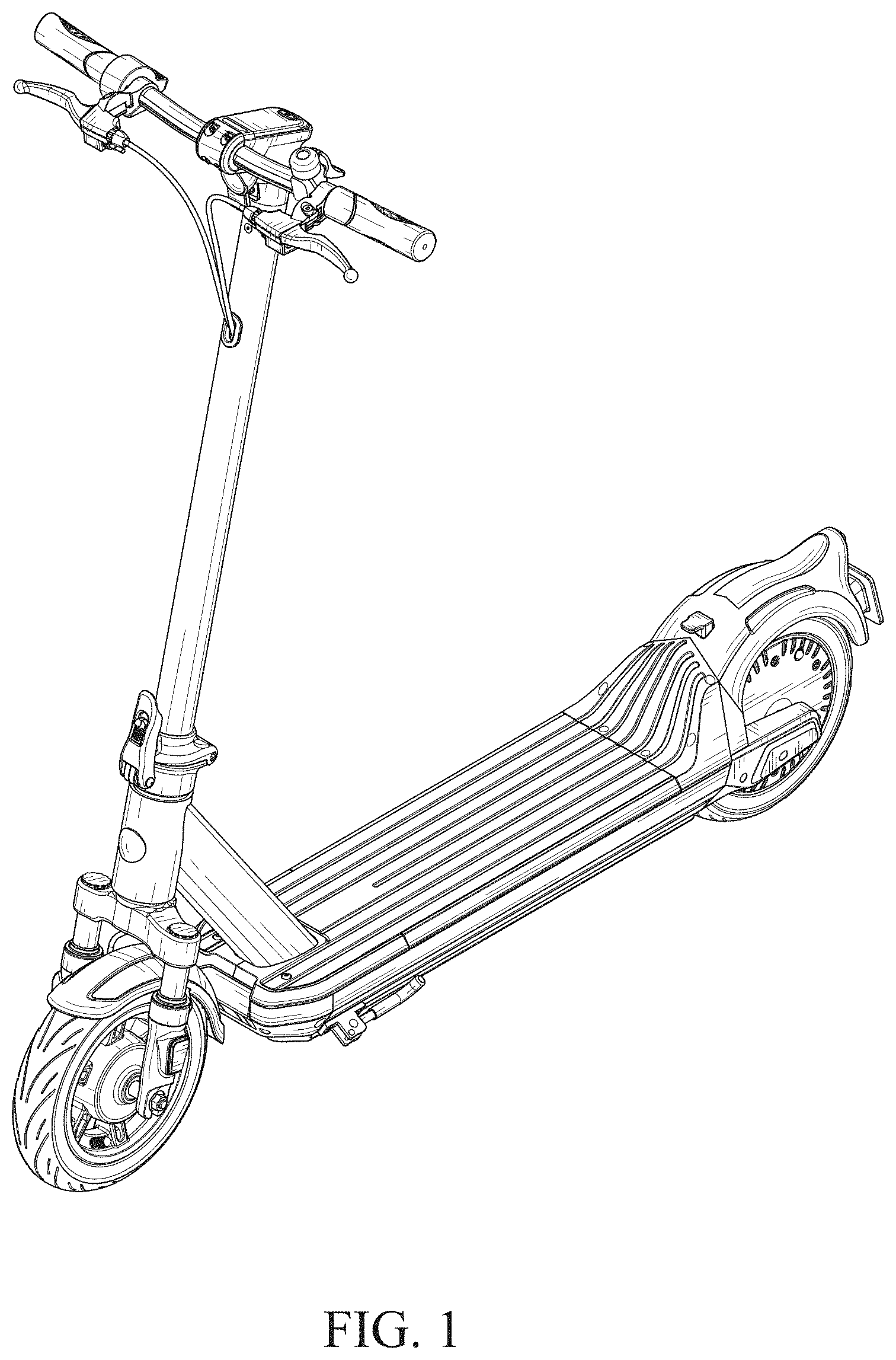 Patent USD0999834 — Electric scooter — Figure 1