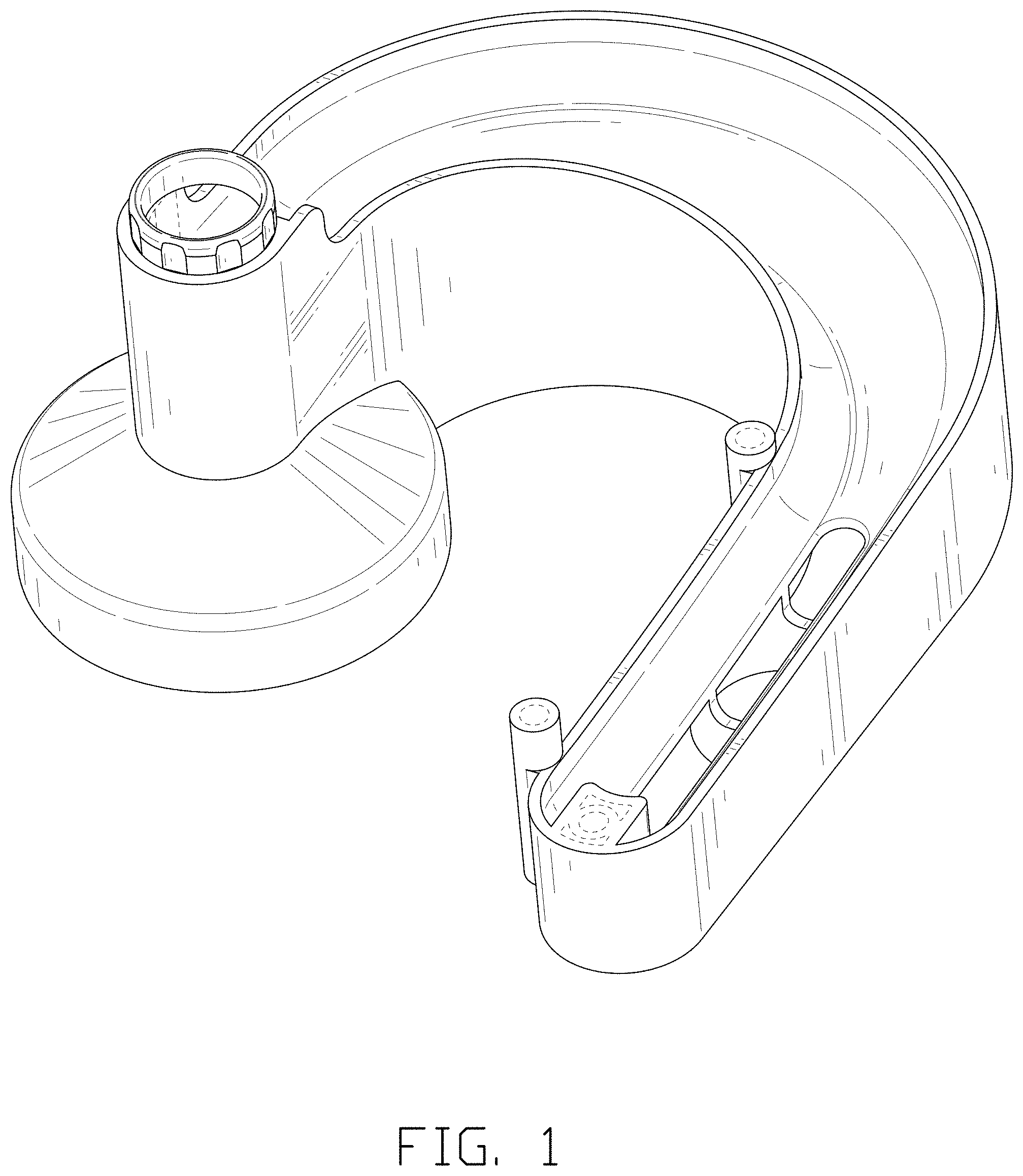 Patent USD0999839 — Toy track piece — Figure 1