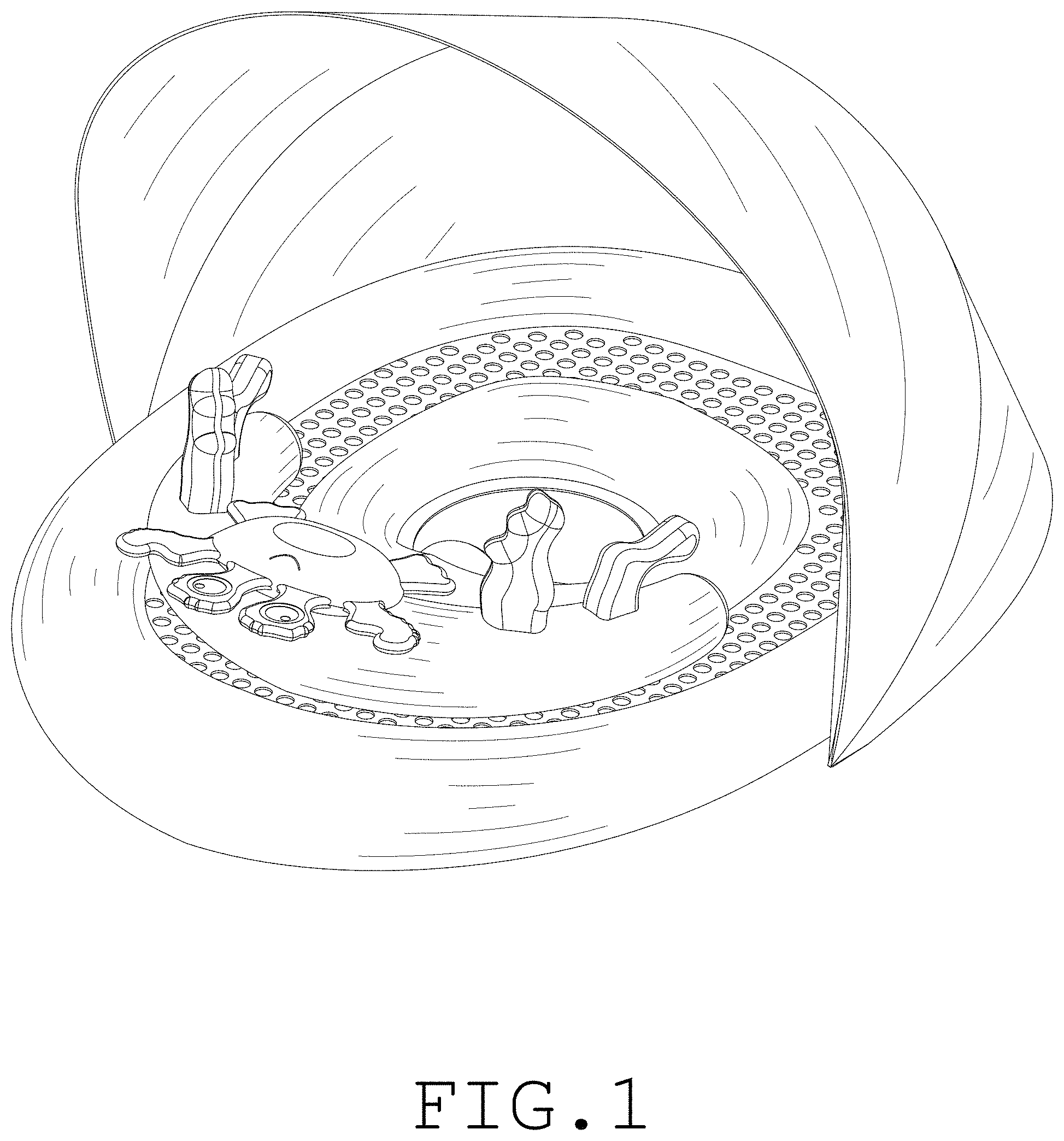 Patent USD0999868 Figure 1 – Inflatable float