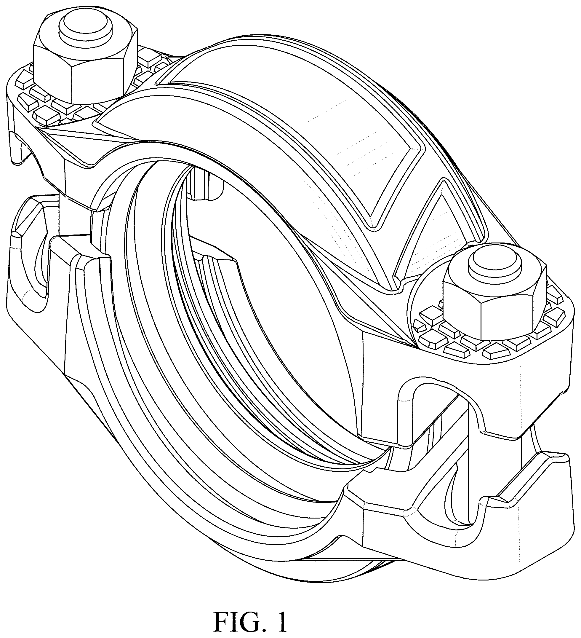 Patent USD0999881 — Pipe coupling — Figure 1