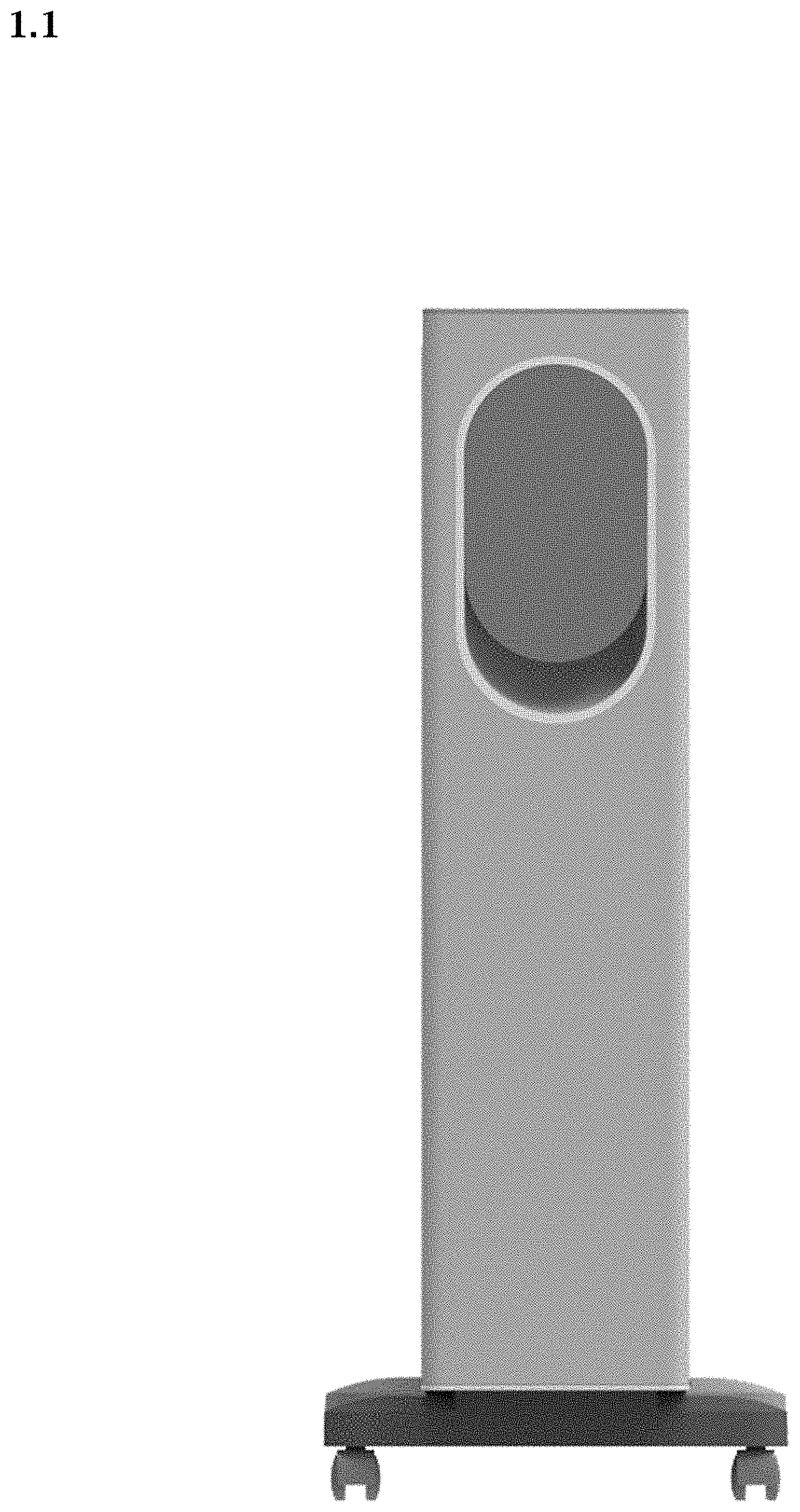 Patent USD0999889 — Electric heater — Figure 1