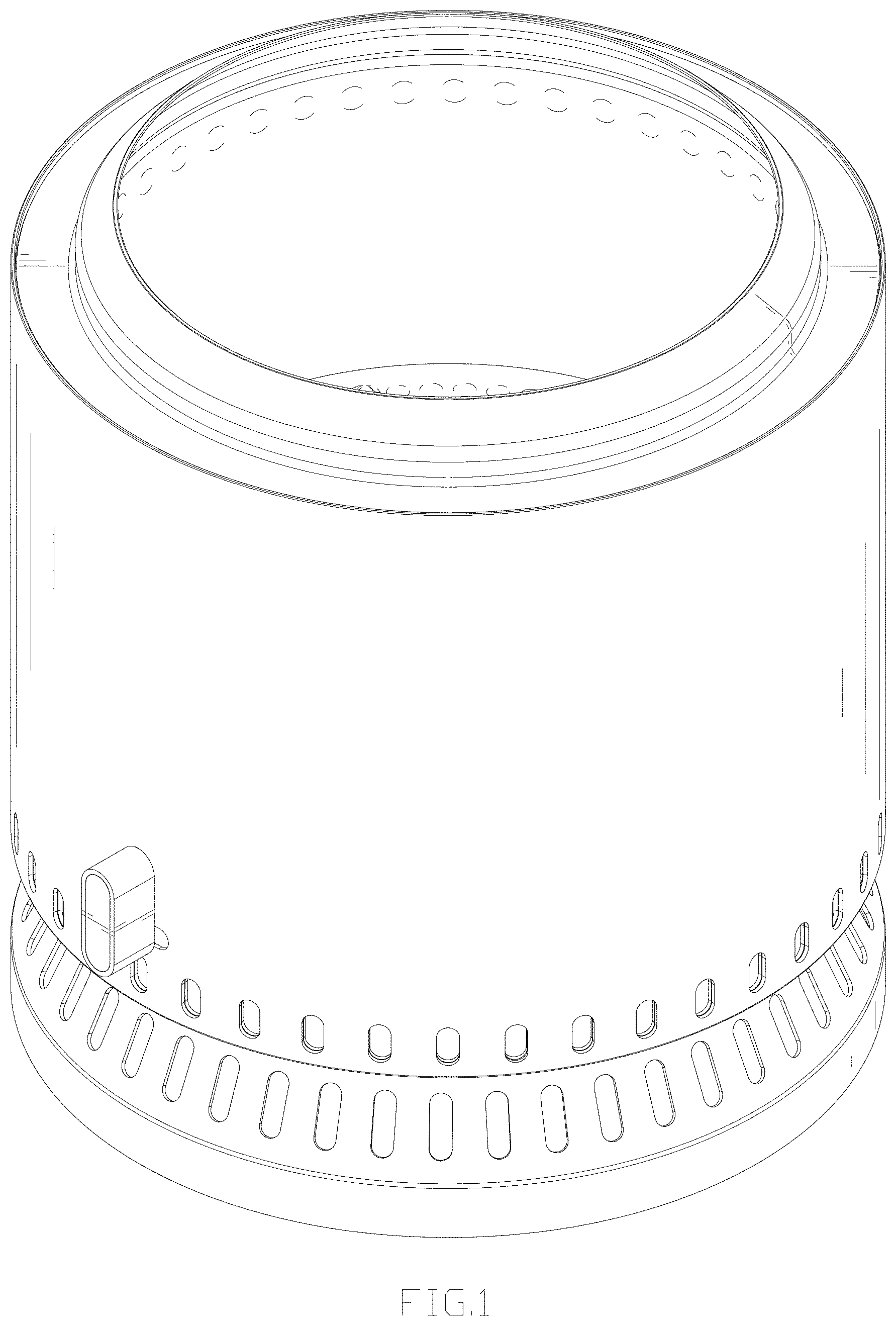 Patent USD0999890 — Fireplace — Figure 1