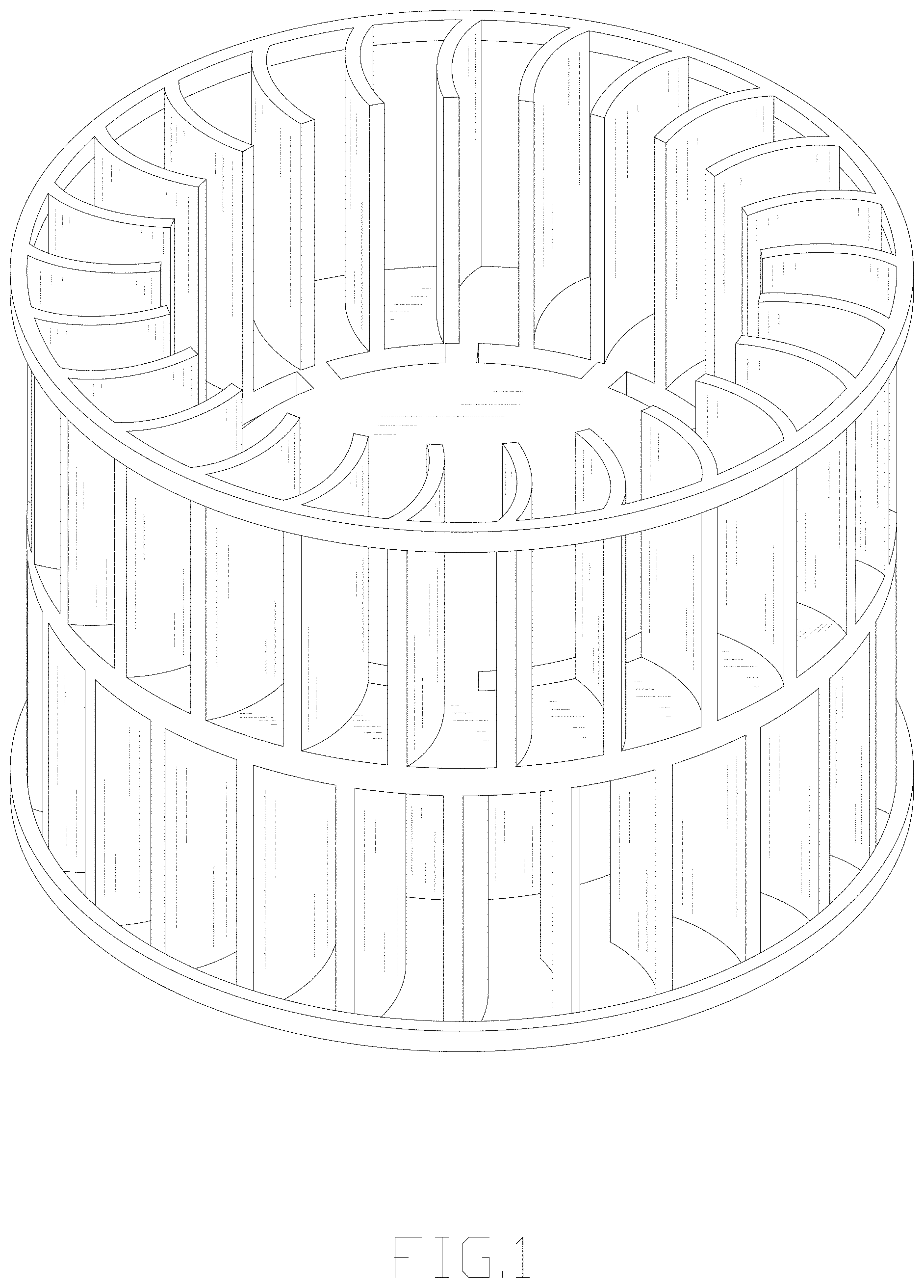 Patent USD0999901 Figure 1 – Fan blade