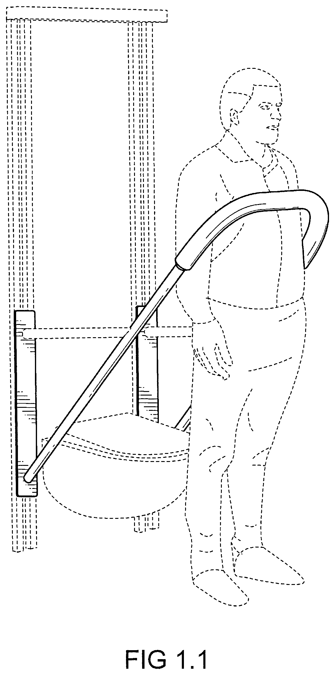 Patent USD0999912 — Toilet support — Figure 1