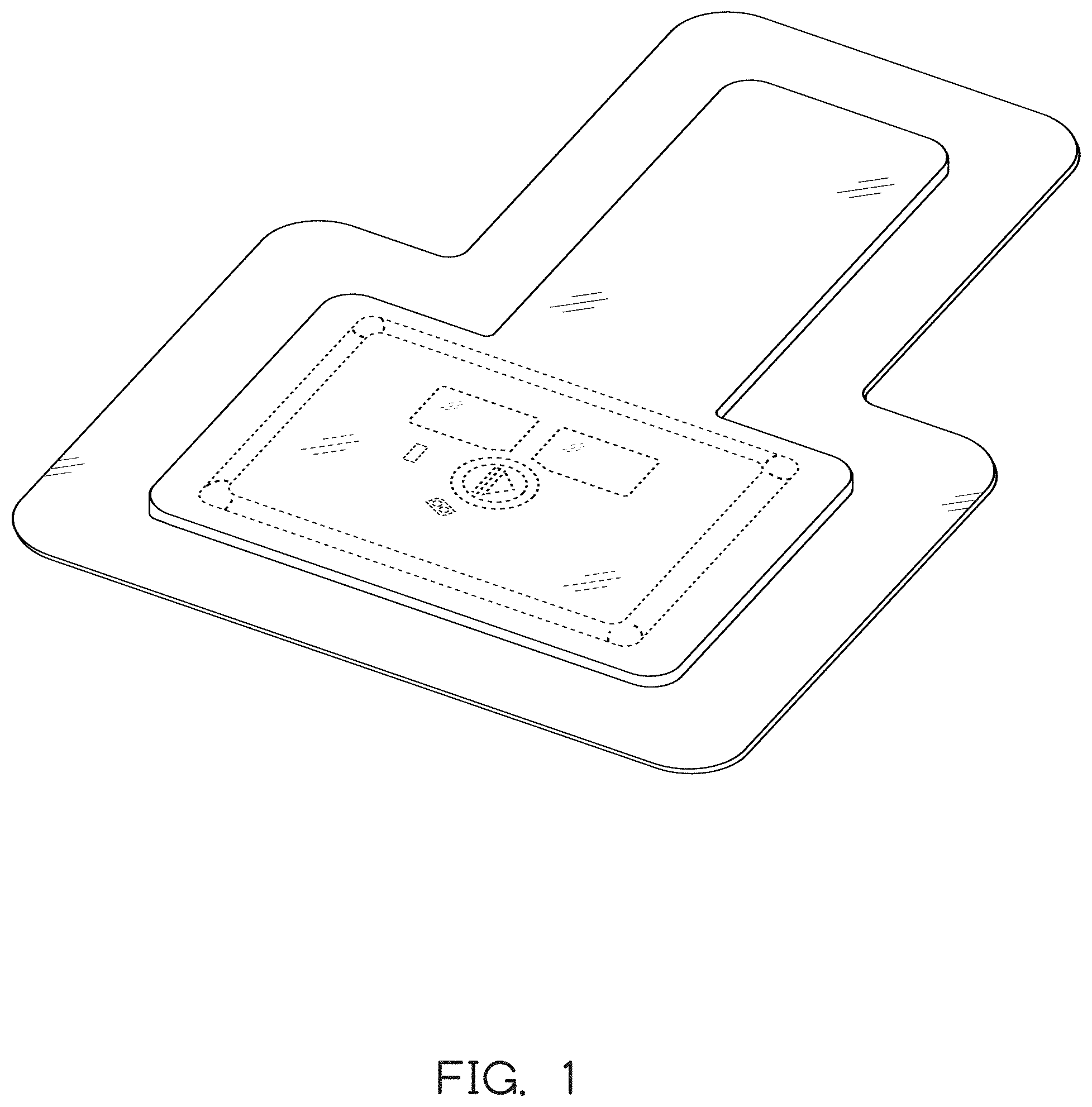 Patent USD0999914 Figure 1 – Medical dressing
