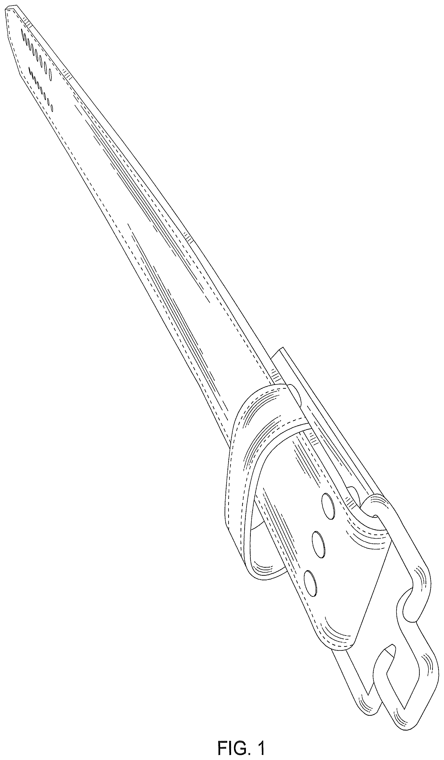 Patent USD0999916 Figure 1 – Weightlifting belt