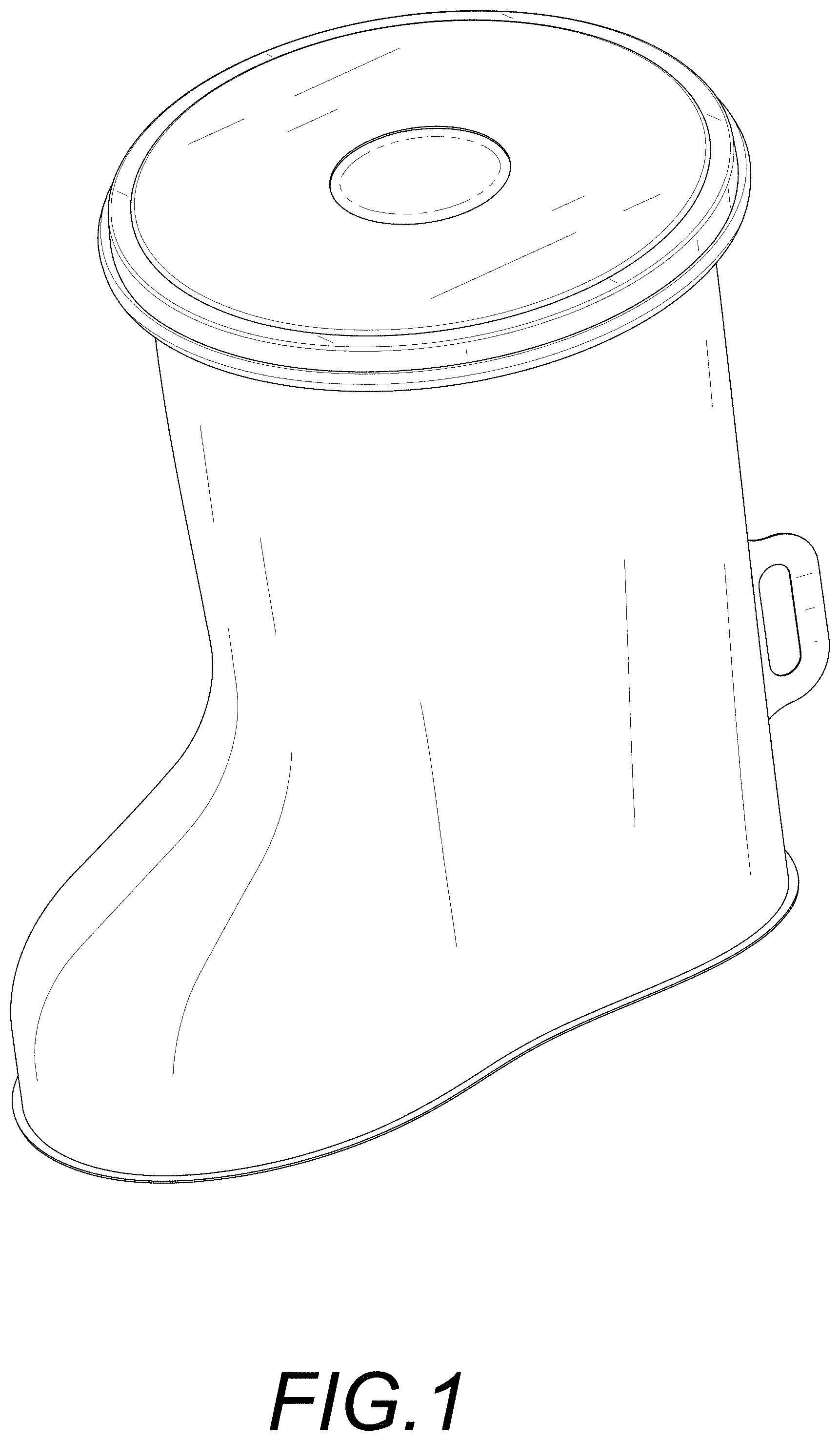 Patent USD0999917 — Leg cast protector — Figure 1