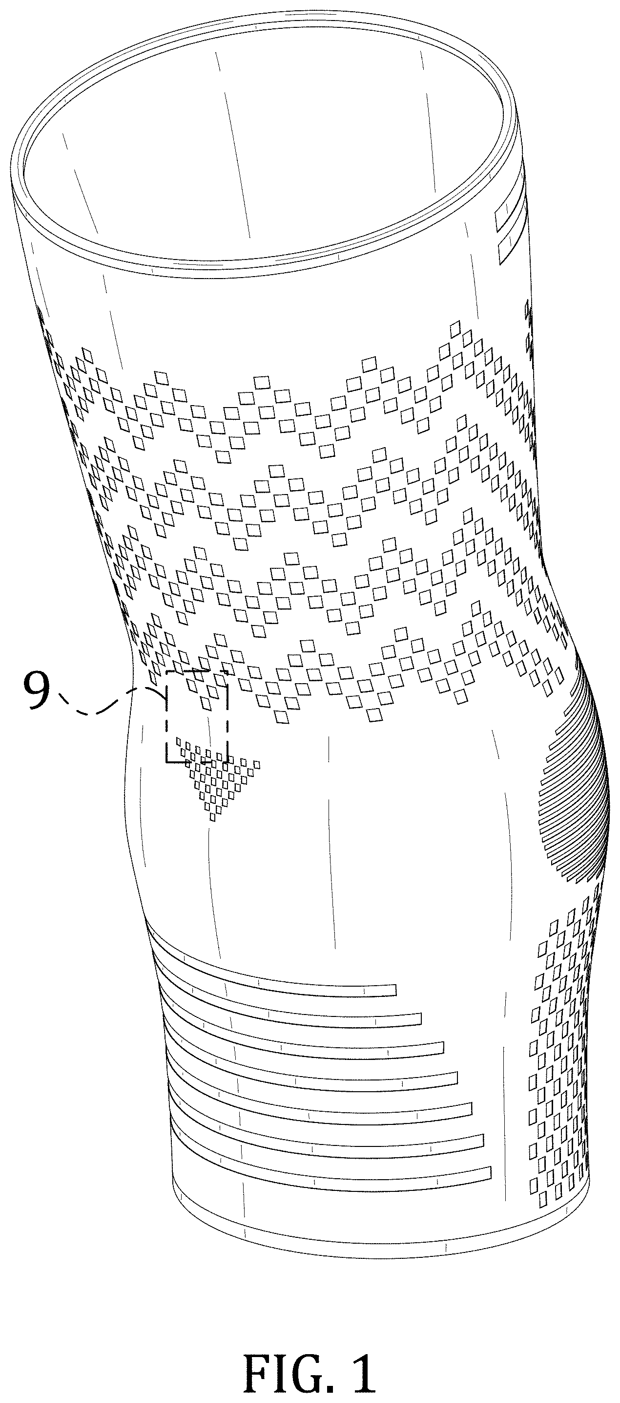 Patent USD0999918 — Ankle brace — Figure 1