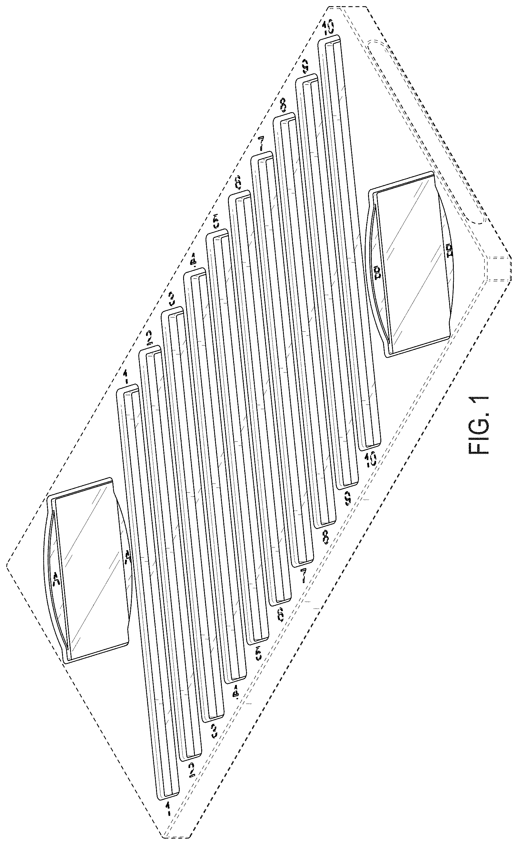Patent USD0999933 — Tray — Figure 1