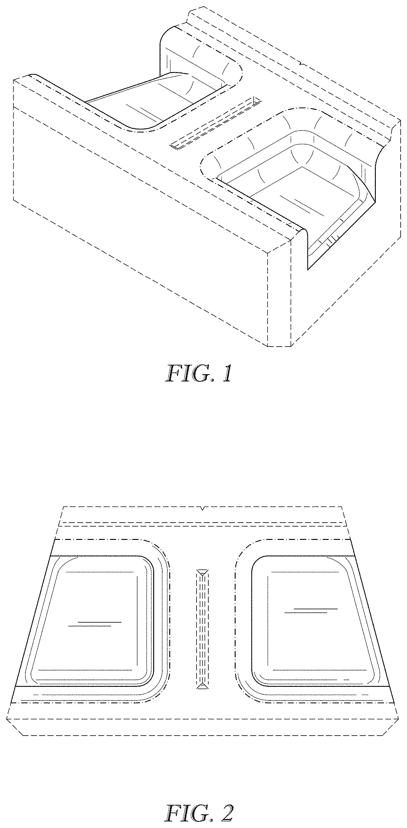 Patent USD0999937 — Retaining wall block — Figure 1