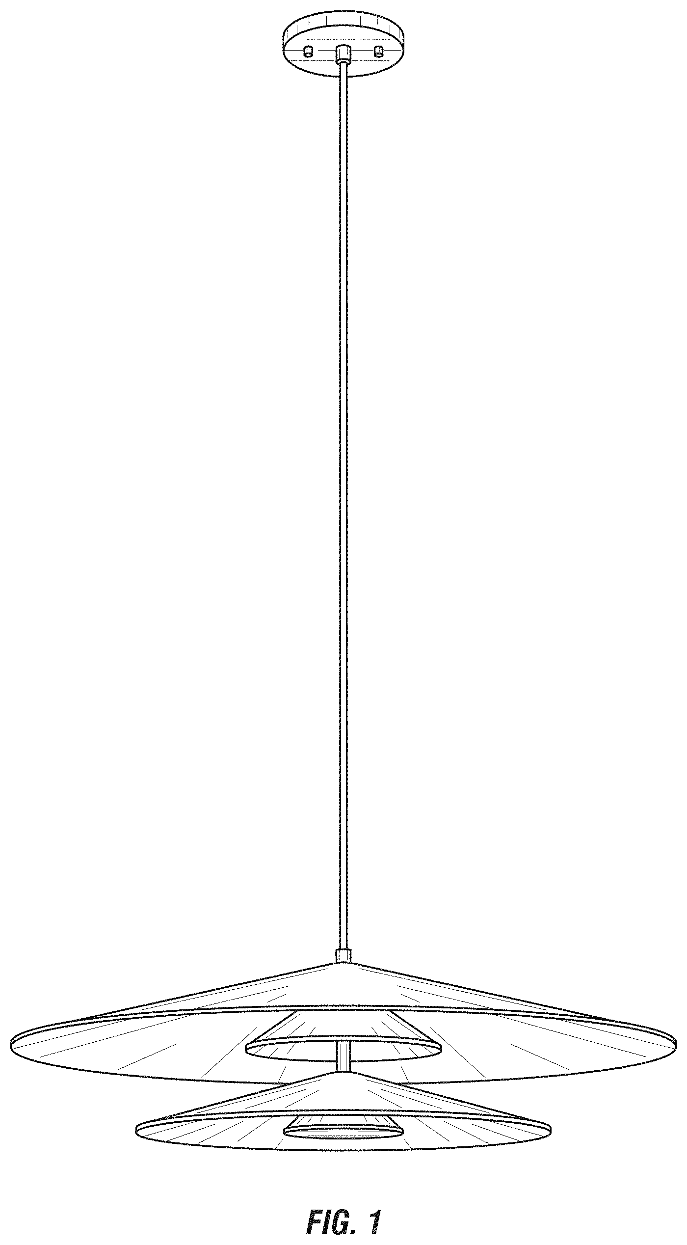 Patent USD0999966 — Light fixture — Figure 1