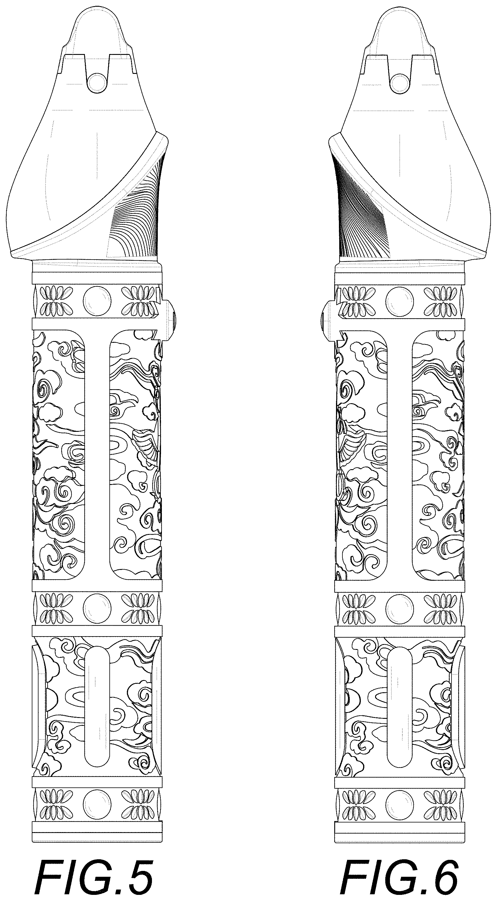 Patent USD0999985 Figure 3 – Electric shaver