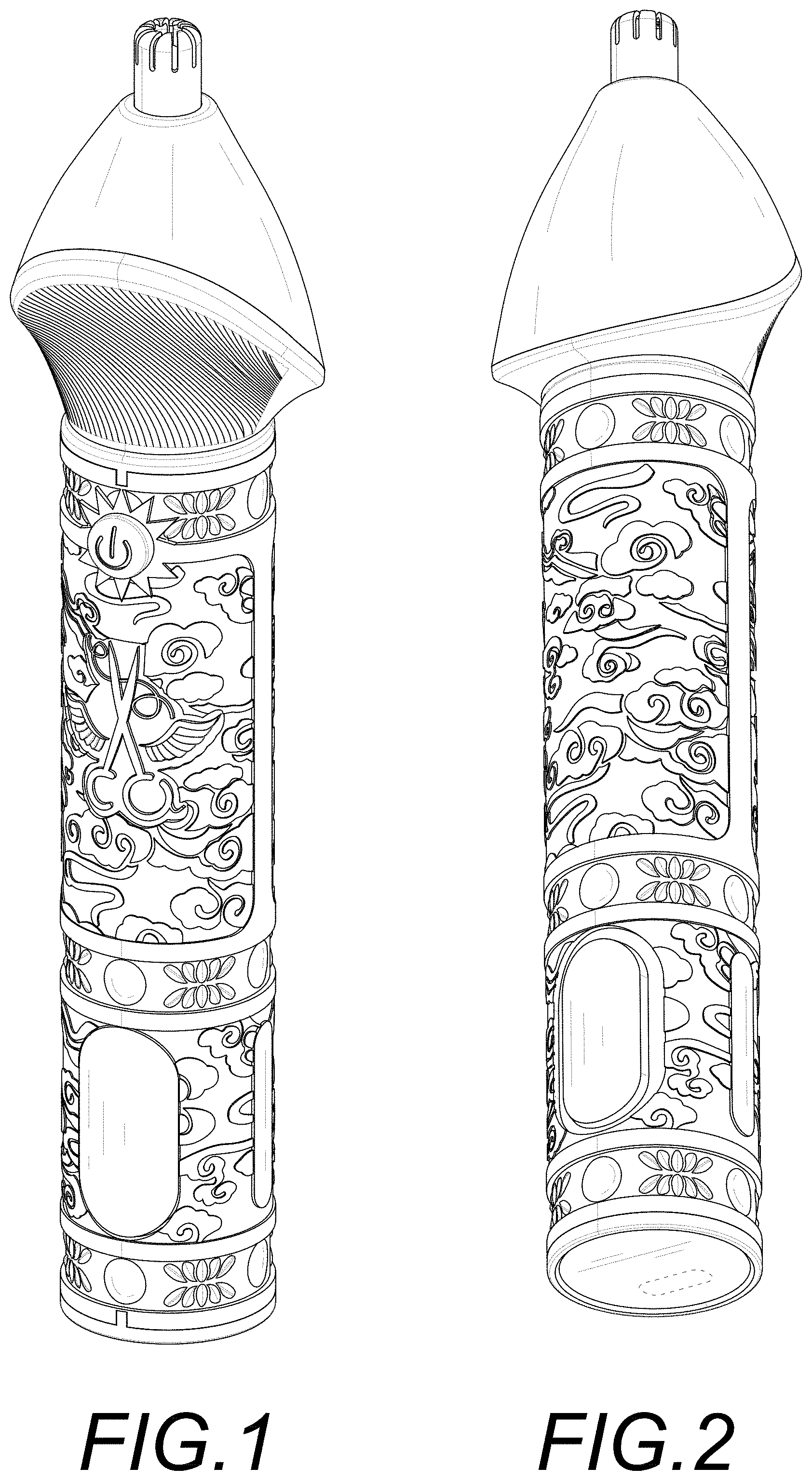 Patent USD0999989 — Nose trimmer — Figure 1