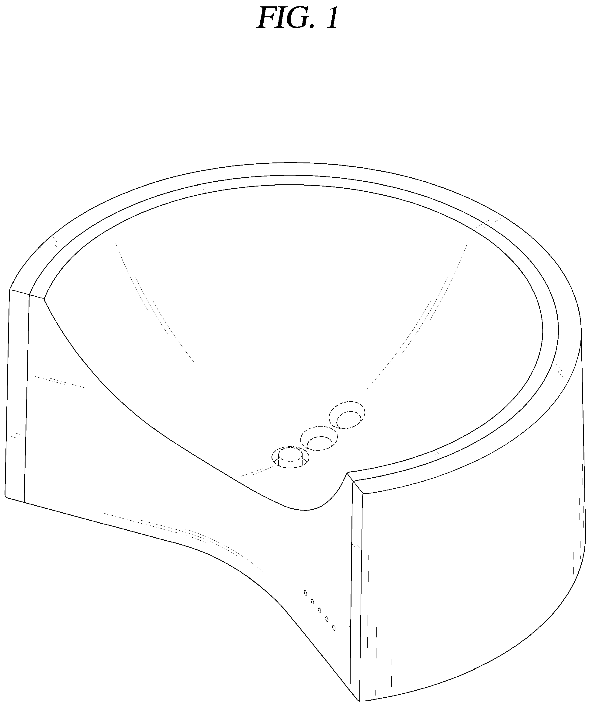 Patent USD1000008 — Stand for pet feeding bowl — Figure 1