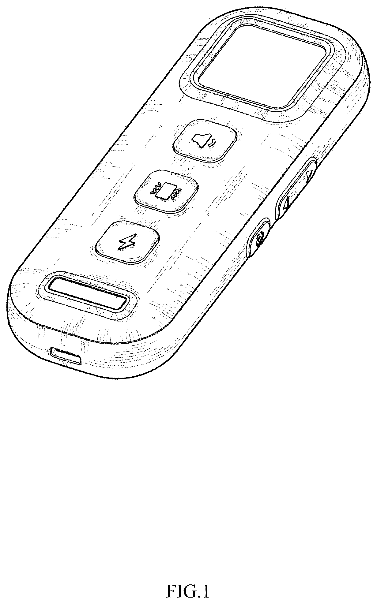 Patent USD1000018 — Anti-bark collars remote controller — Figure 1