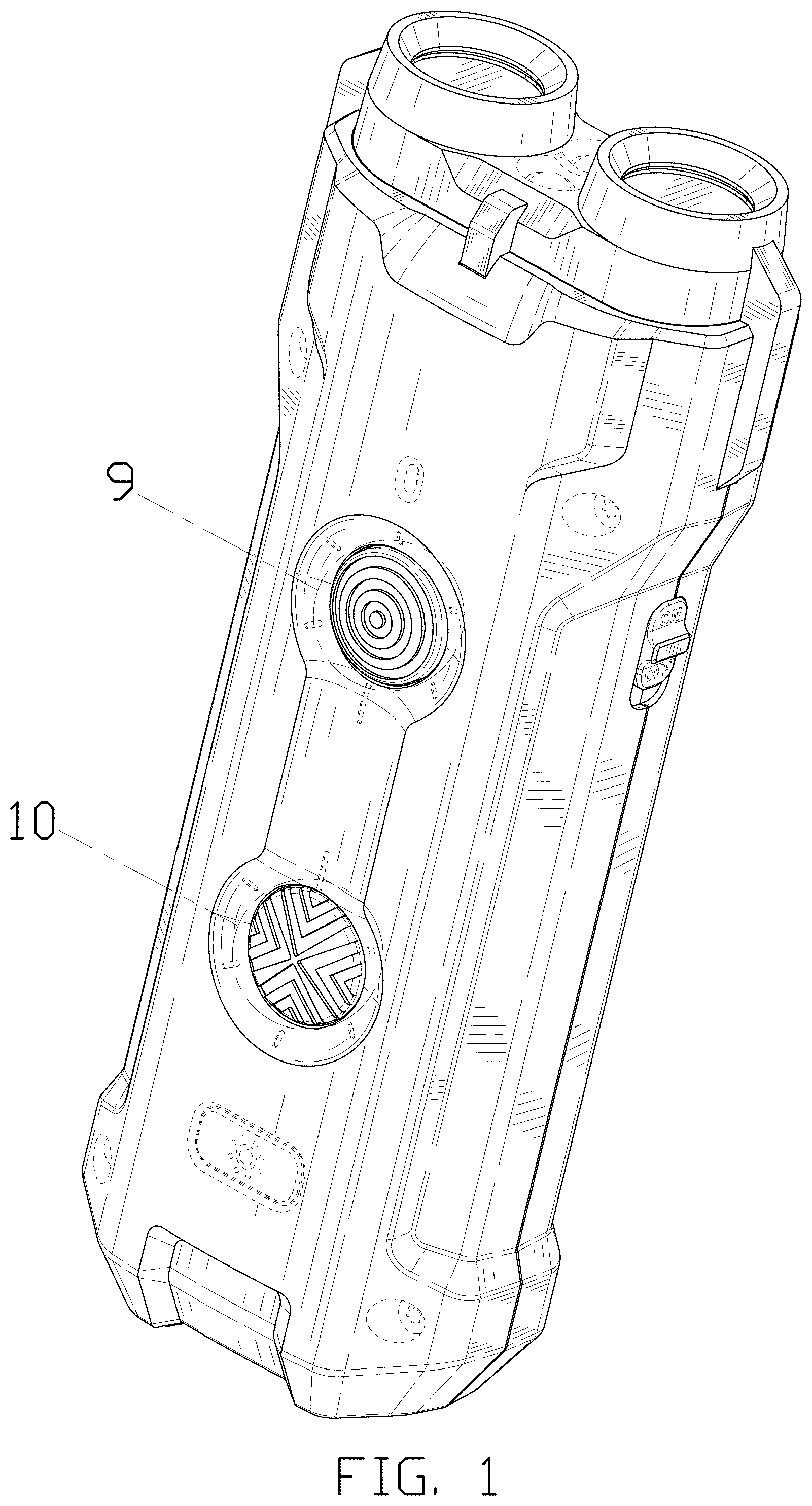 Patent USD1000020 — Ultrasonic dog trainer — Figure 1