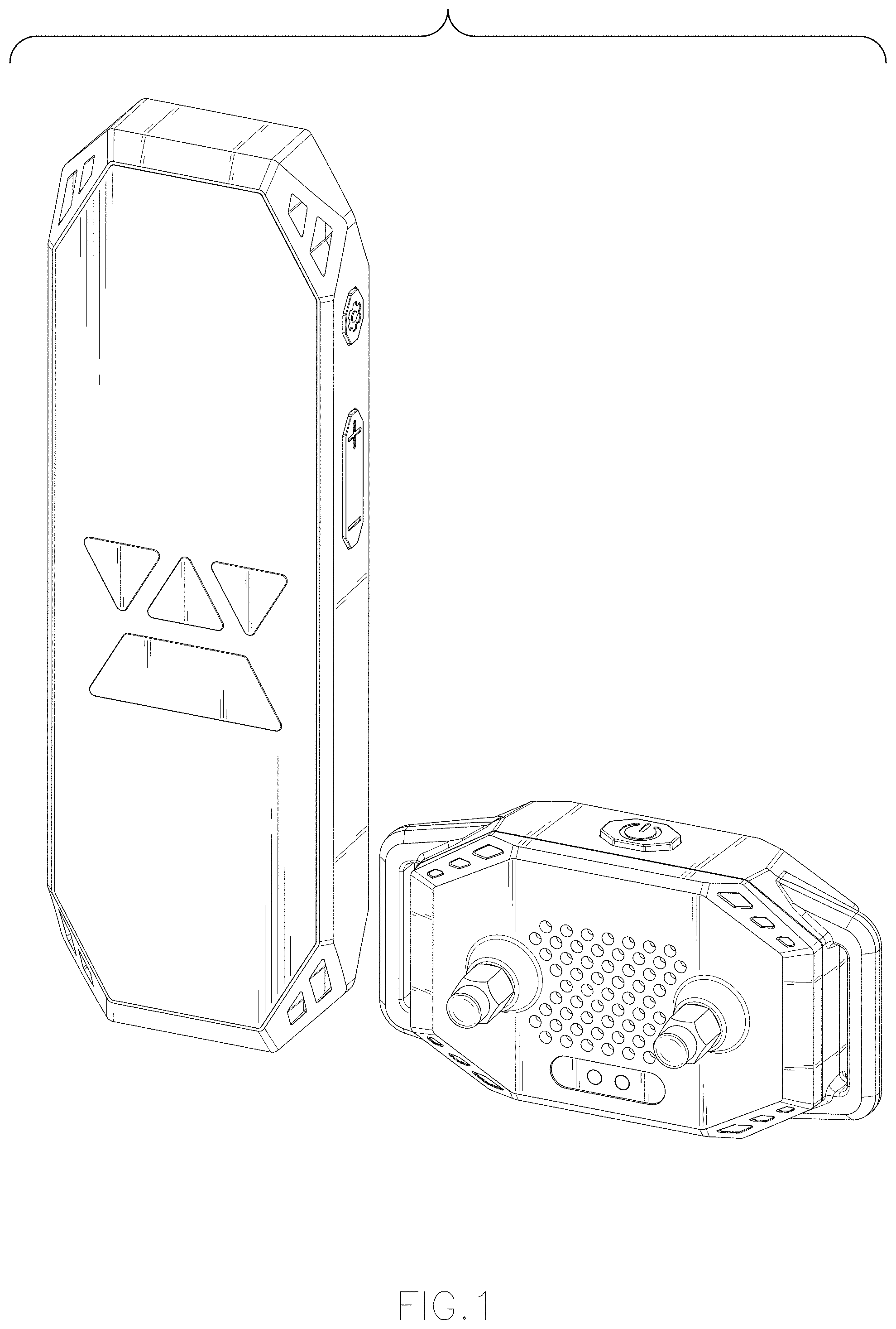 Patent USD1000021 — Dog training device set — Figure 1