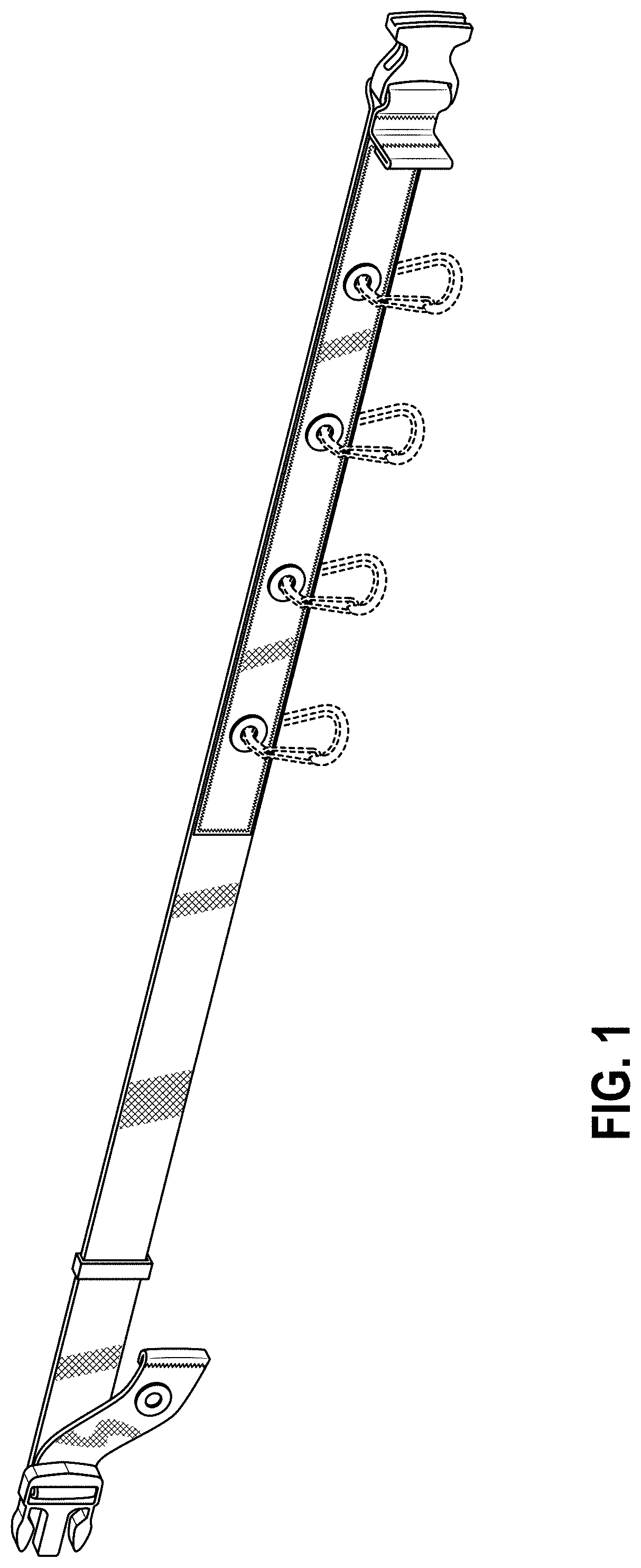 Patent USD1000036 — Multi-purpose belt — Figure 1