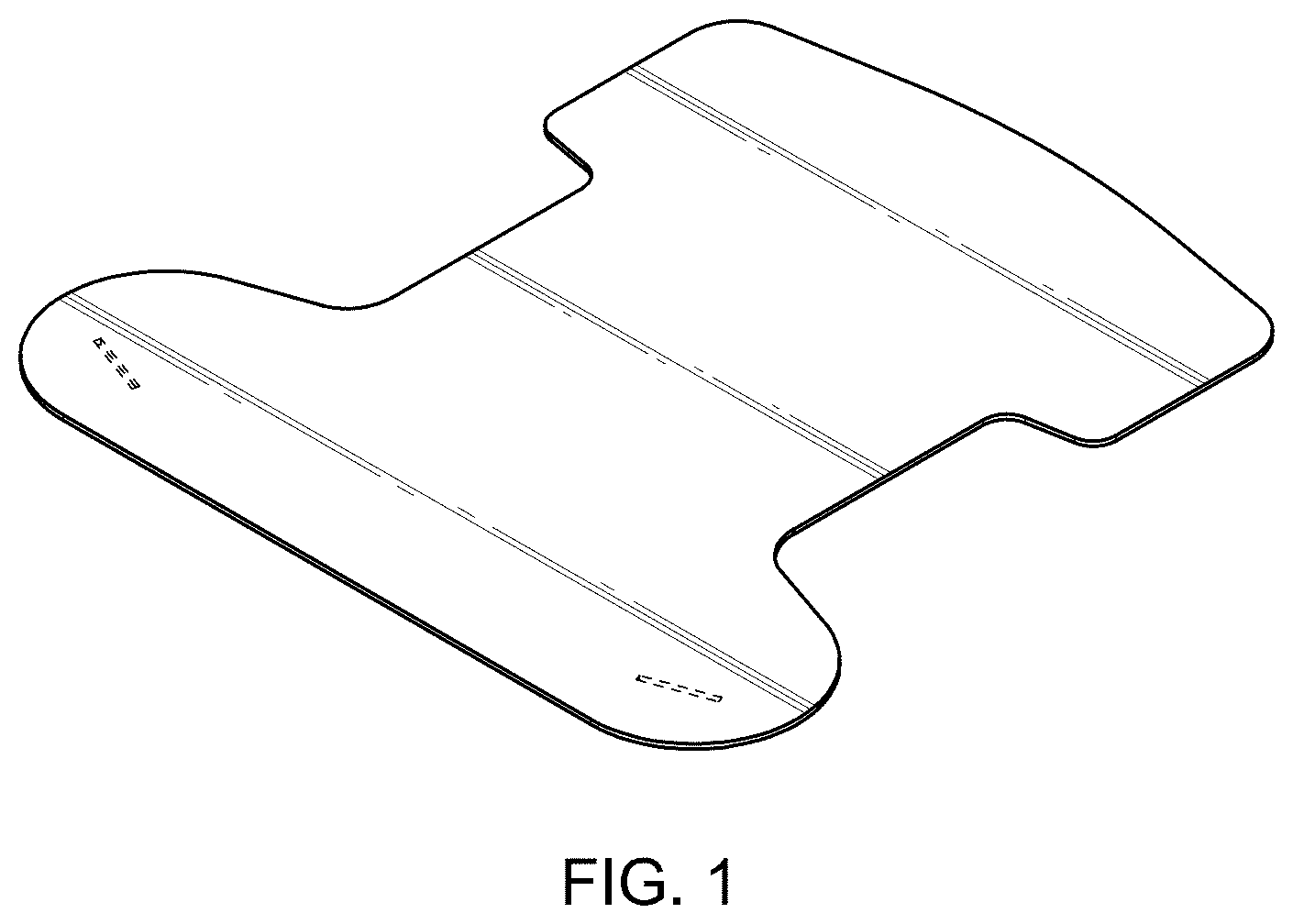 Patent USD1000038 — Bendable sock assist — Figure 1