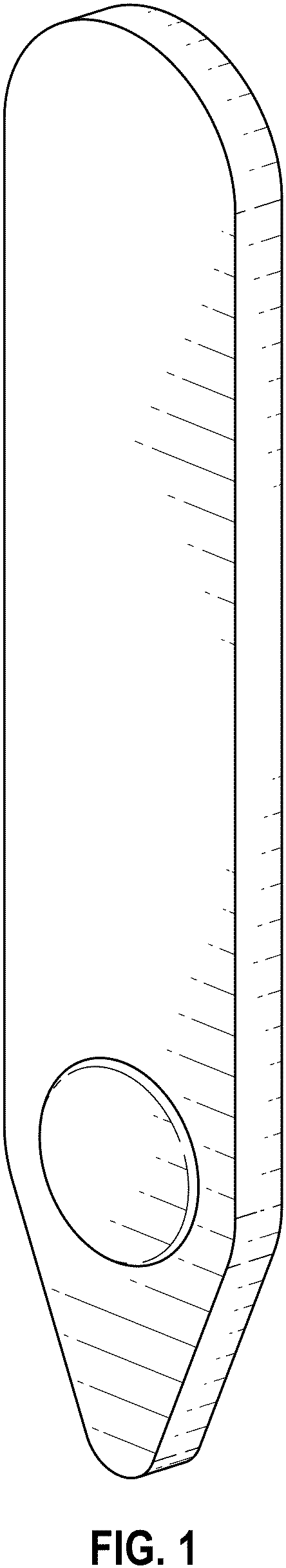 Patent USD1000043 — Collar stay — Figure 1