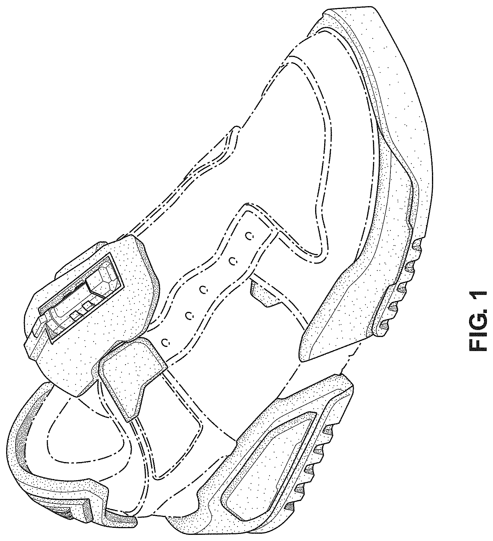 Patent USD1000046 — Shoe — Figure 1