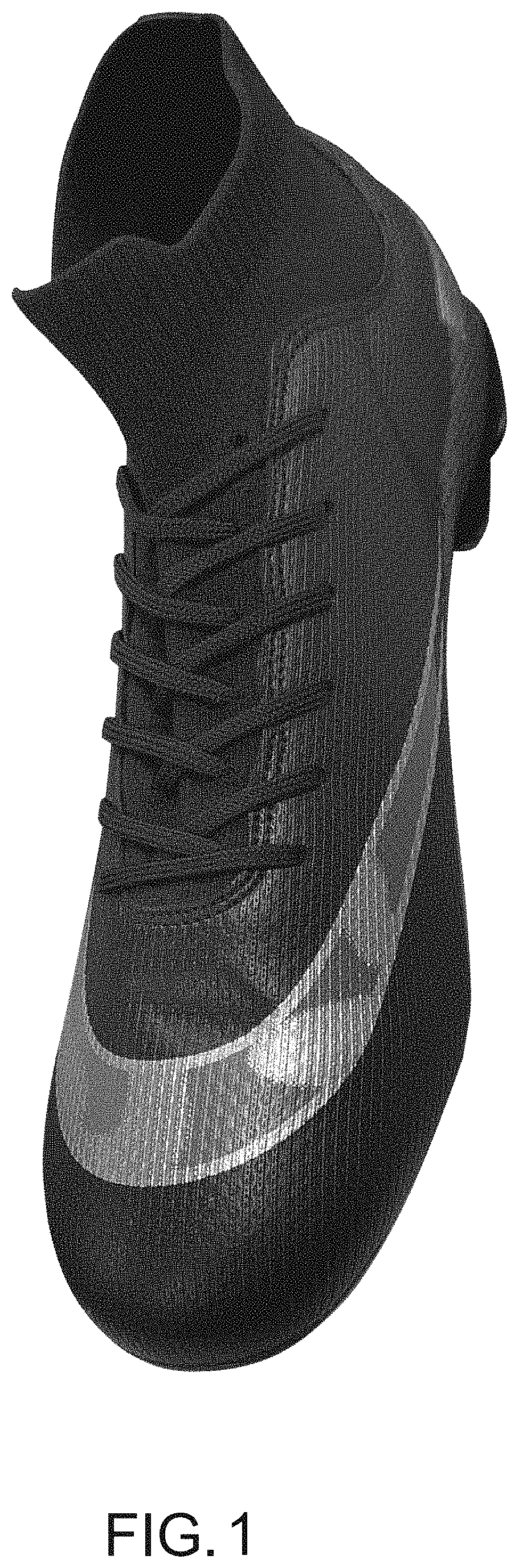 Patent USD1000047 — Soccer shoe — Figure 1