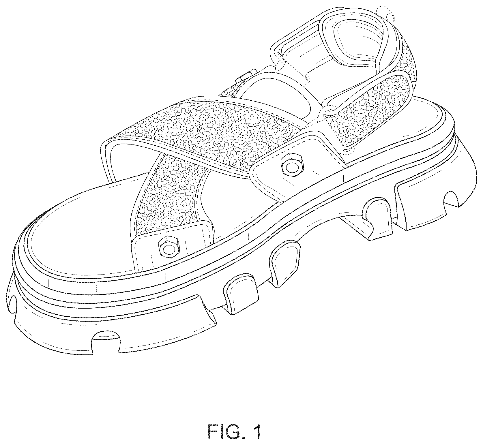 Patent USD1000053 — Shoe — Figure 1