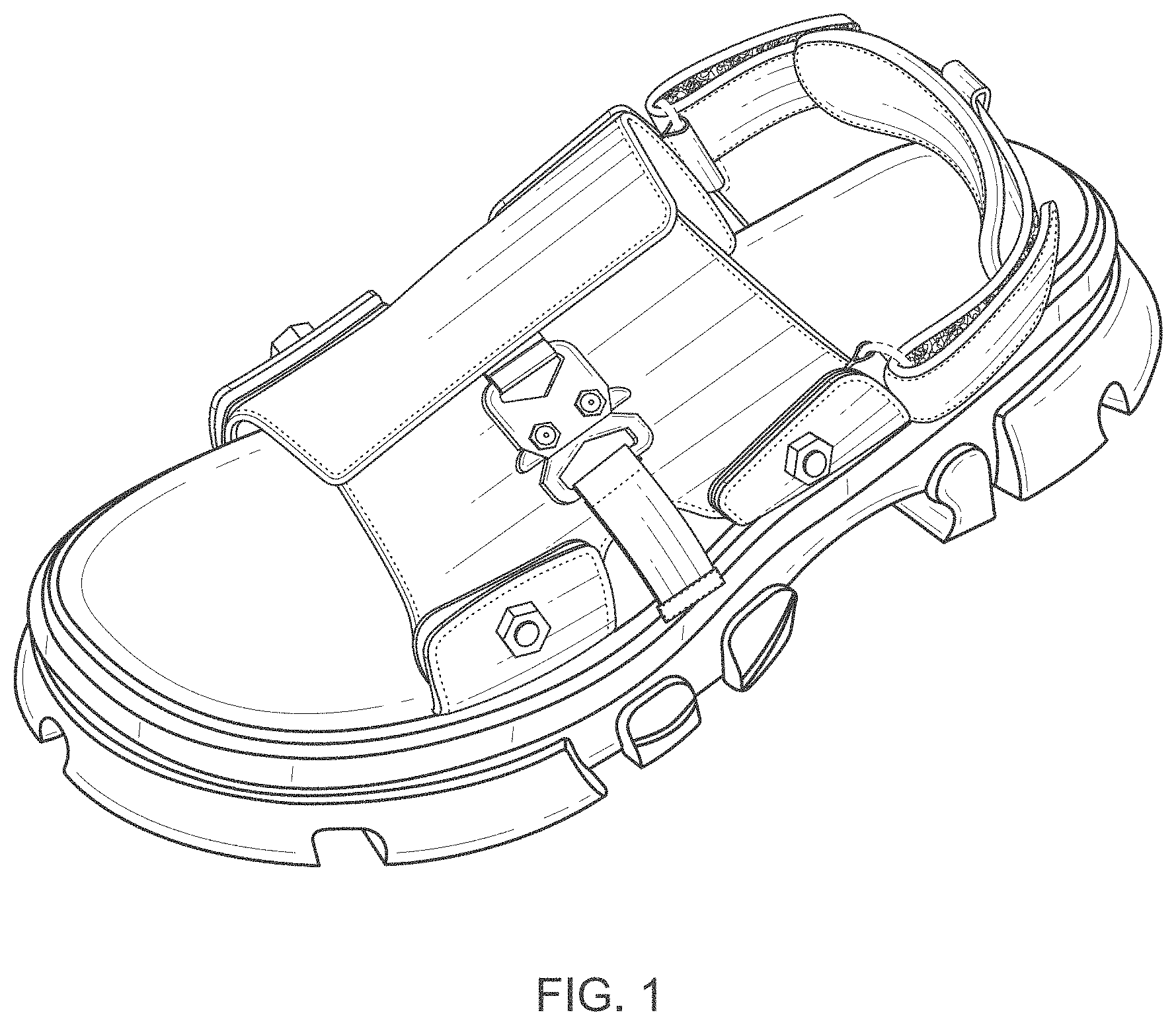Patent USD1000054 — Shoe — Figure 1