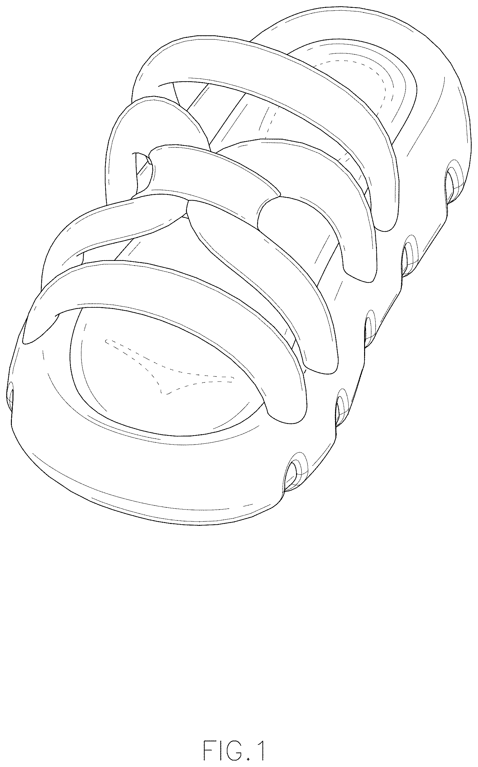 Patent USD1000058 Figure 1 – Slipper