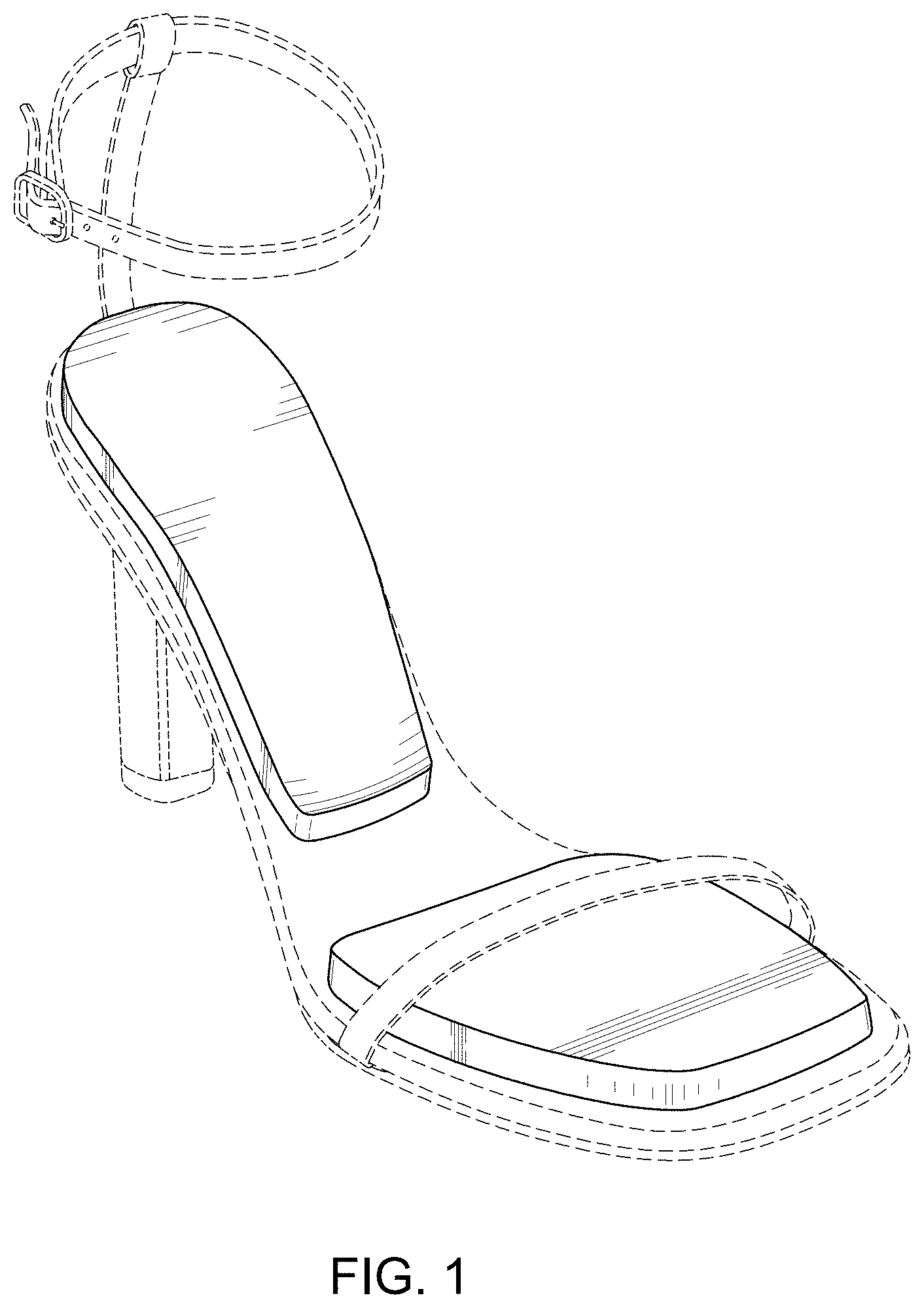 Patent USD1000060 — Footwear — Figure 1