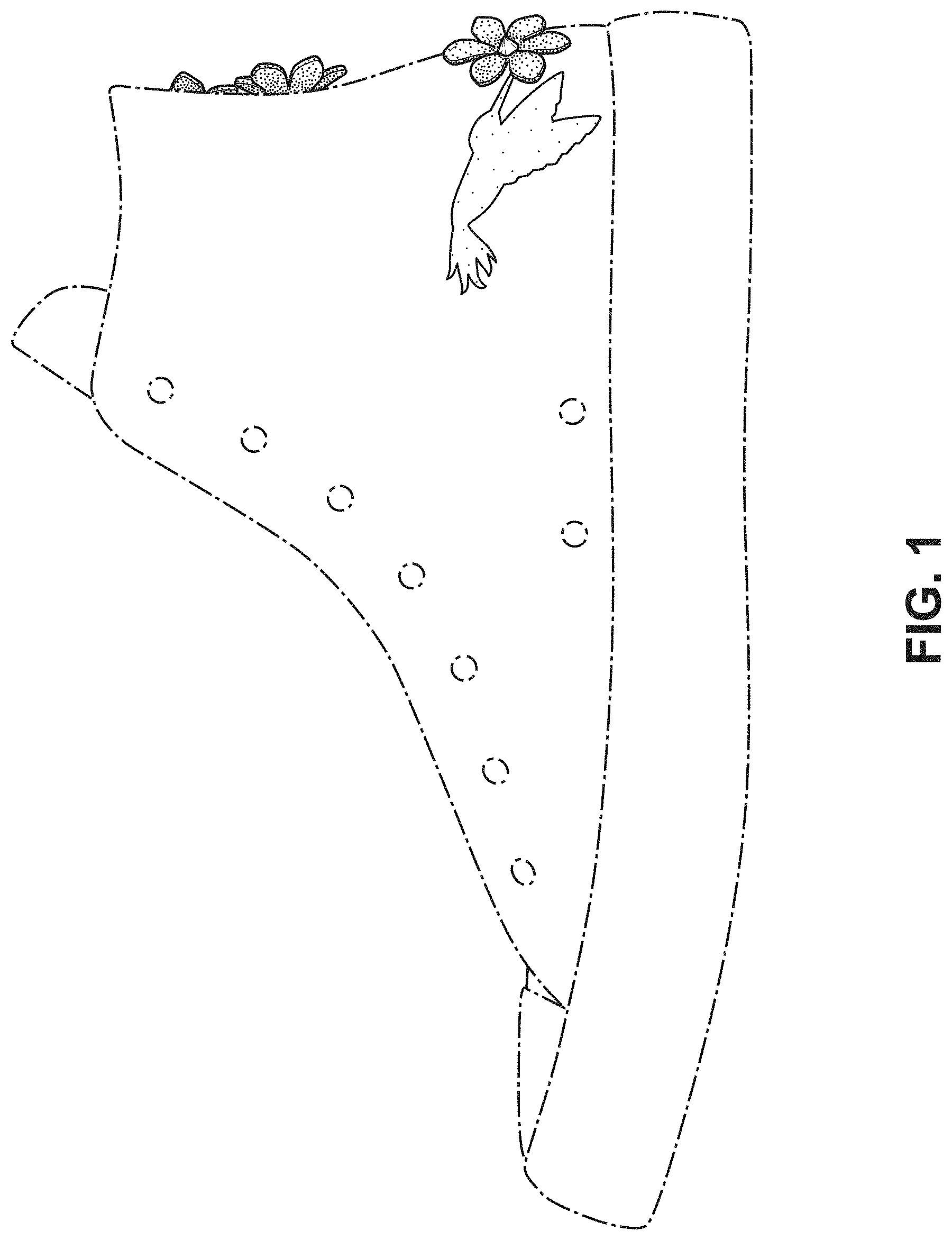 Patent USD1000061 — Shoe — Figure 1