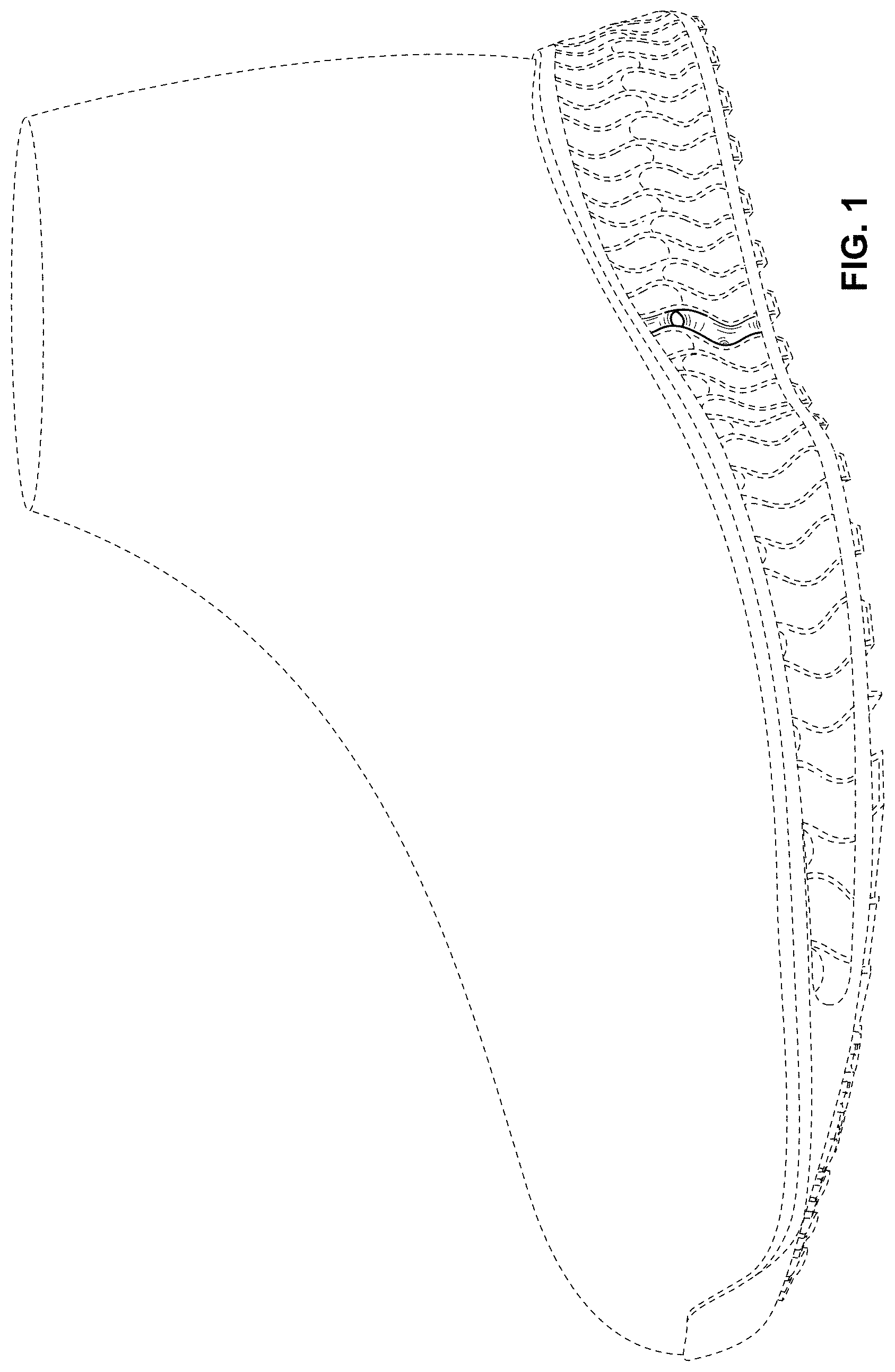 Patent USD1000064 — Shoe — Figure 1