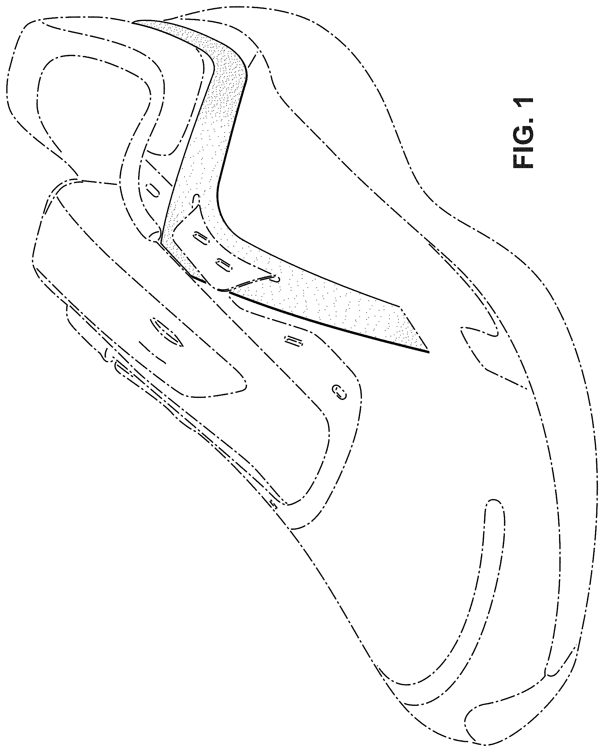 Patent USD1000086 — Shoe — Figure 1