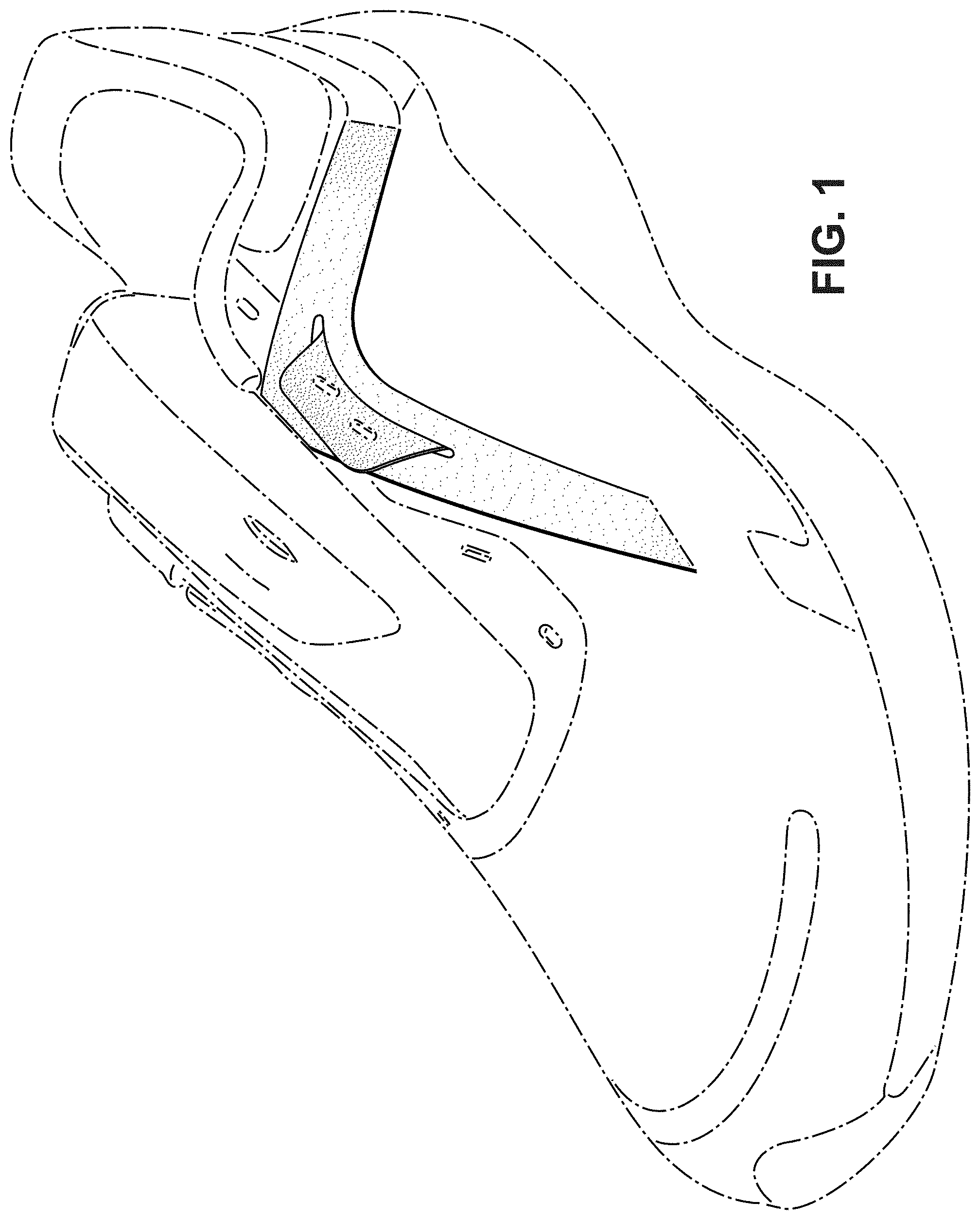 Patent USD1000087 — Shoe — Figure 1