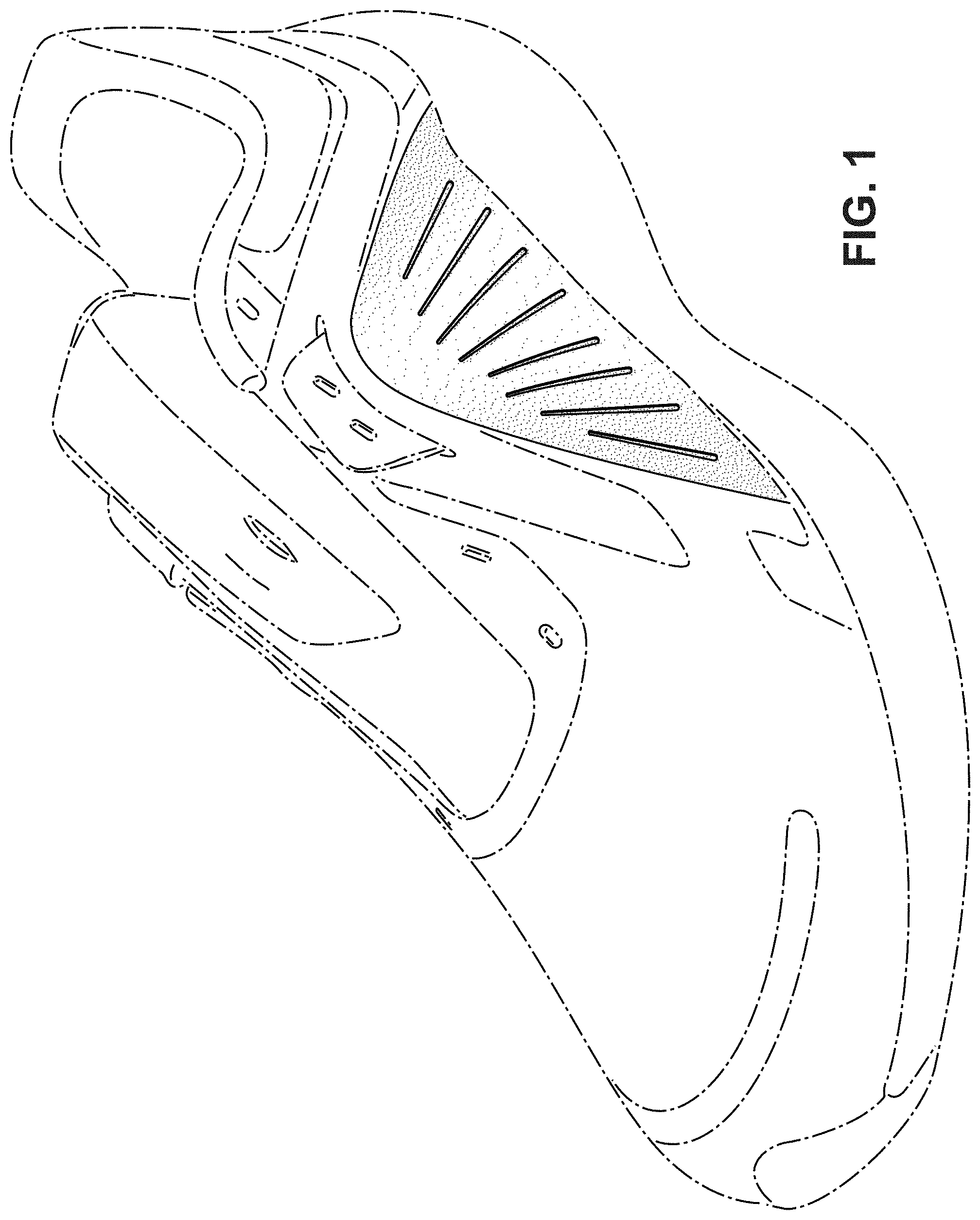 Patent USD1000088 — Shoe — Figure 1