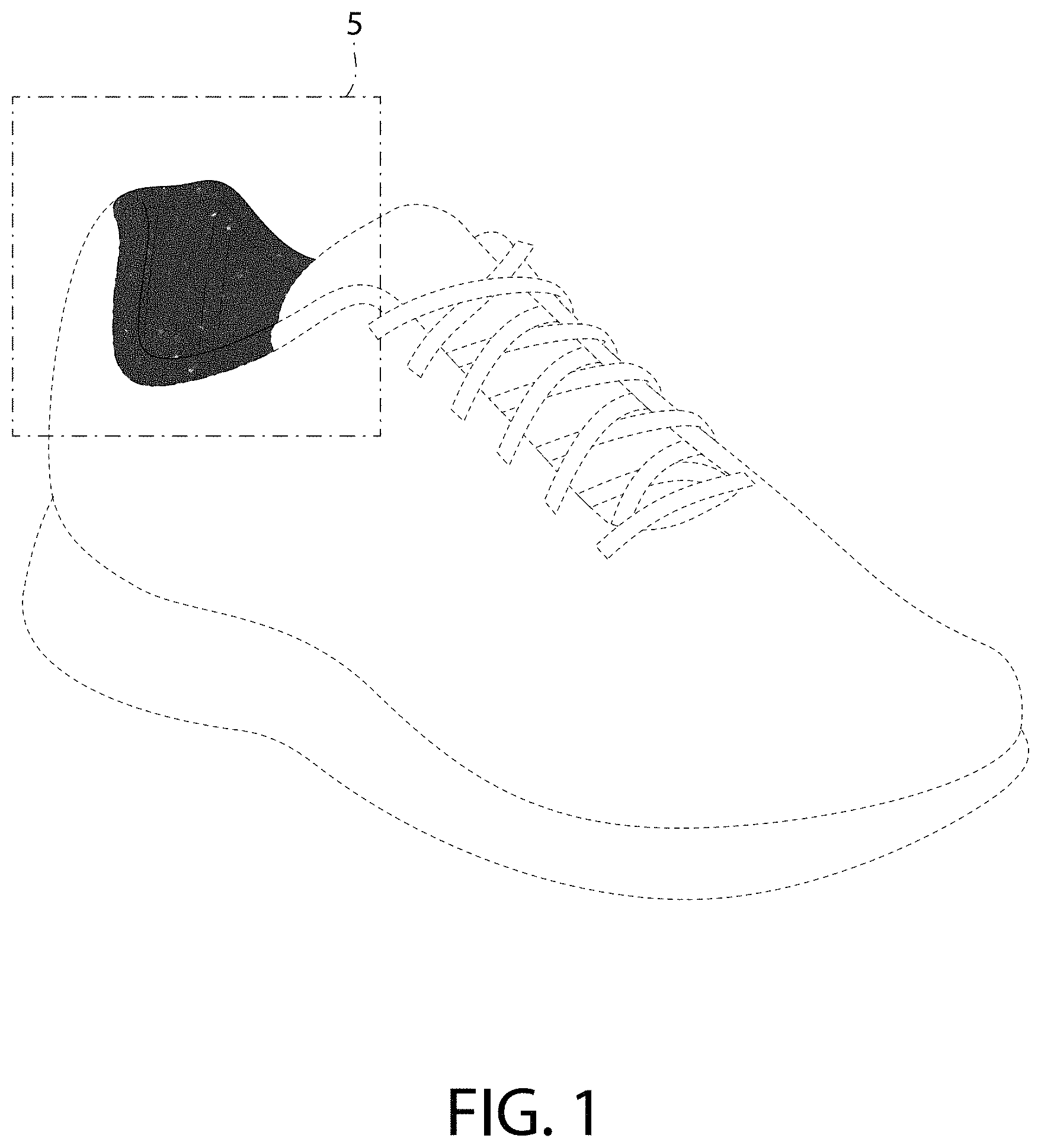 Patent USD1000097 — Shoe — Figure 1