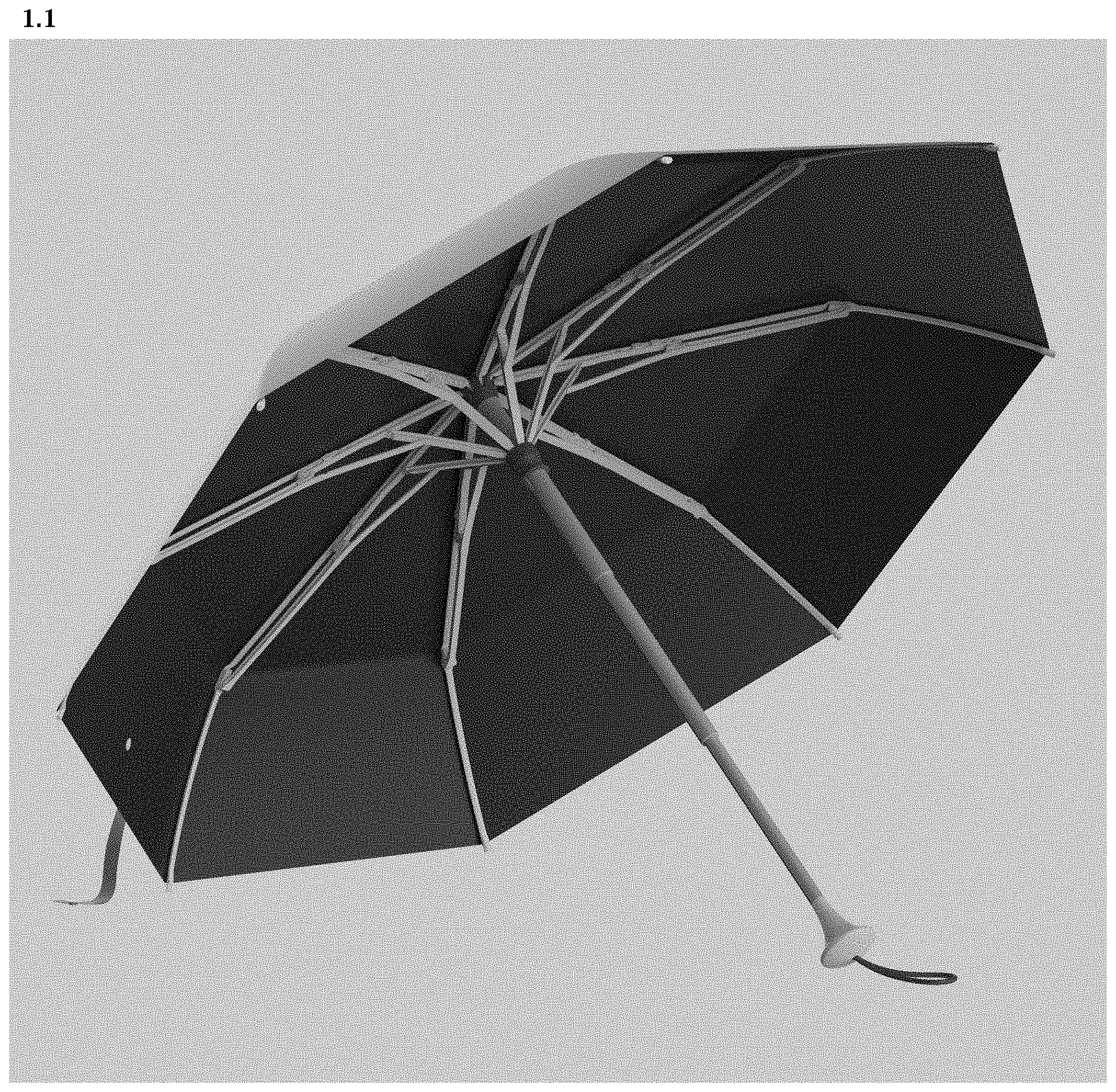 Patent USD1000101 — Umbrella — Figure 1