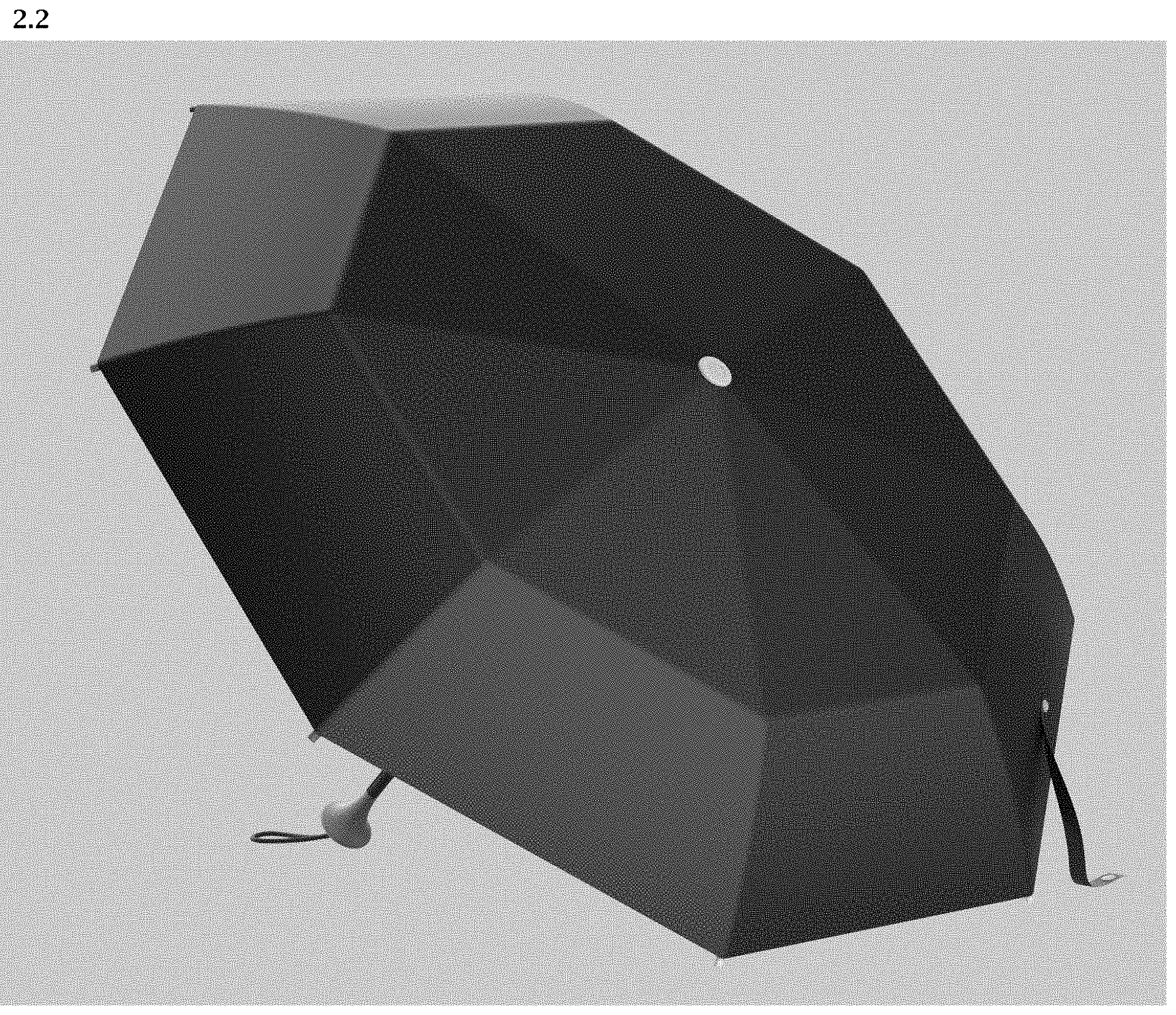 Patent USD1000101 Figure 6 – Umbrella