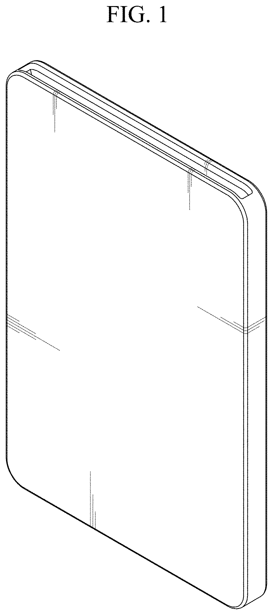 Patent USD1000111 — Card holder for smart phone — Figure 1