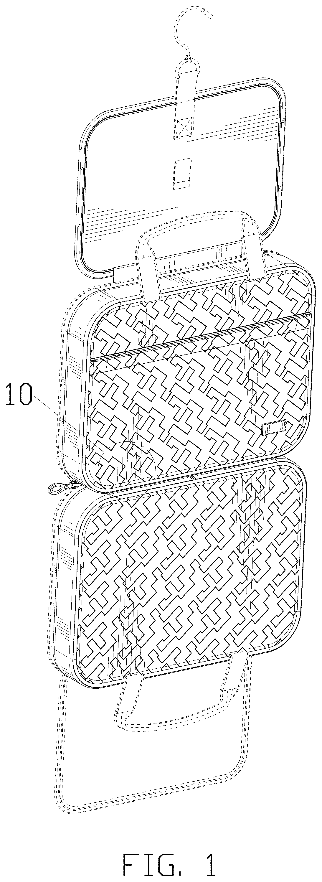 Patent USD1000115 — Toiletry bag — Figure 1