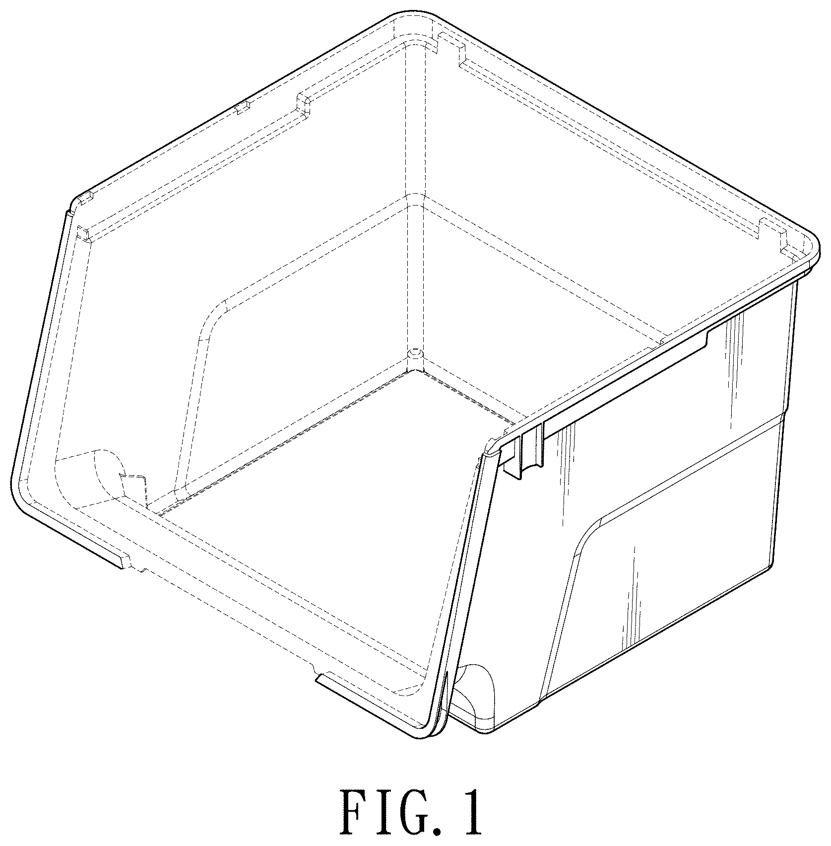 Patent USD1000120 — Storage box — Figure 1