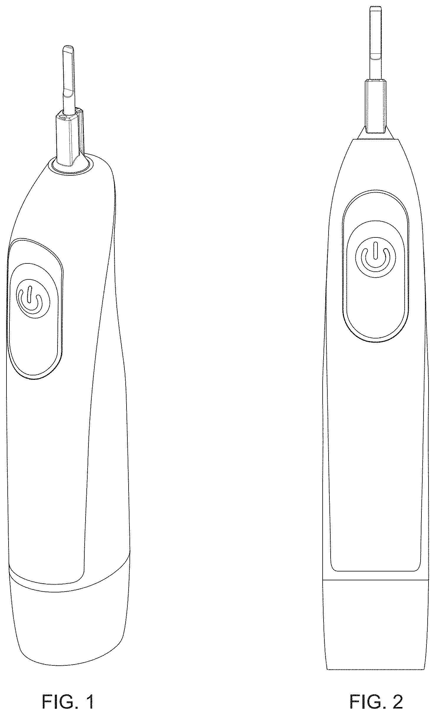 Patent USD1000124 — Battery-operated toothbrush — Figure 1