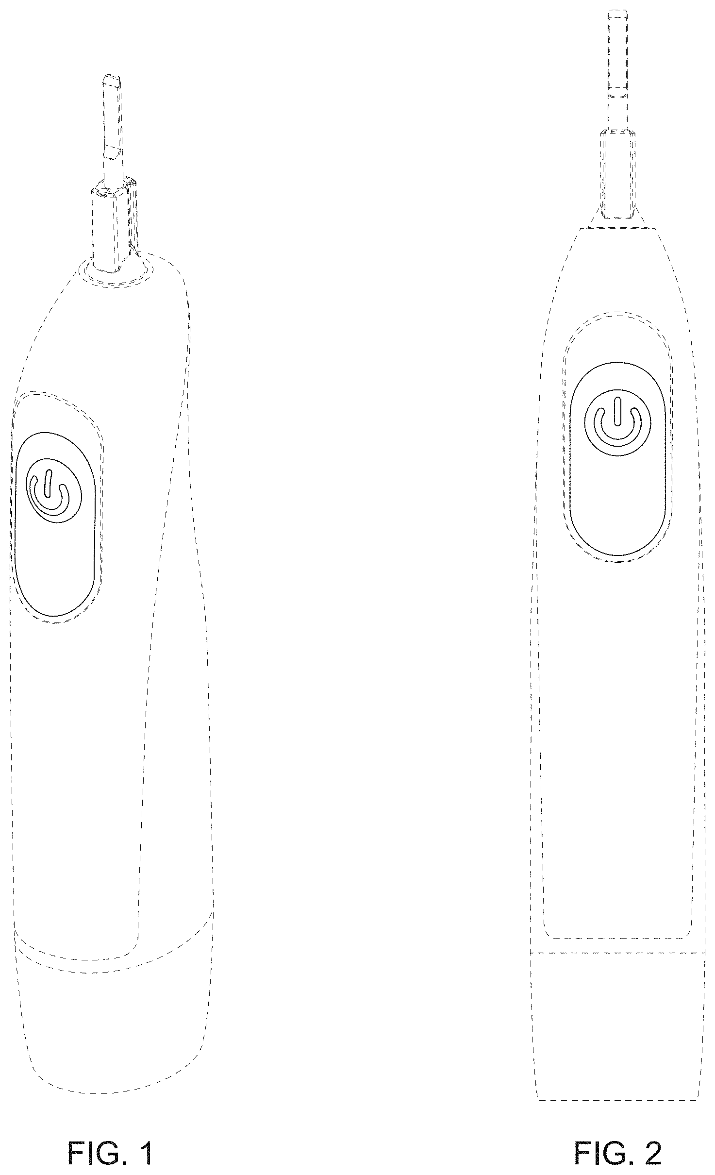 Patent USD1000125 — Battery-operated toothbrush — Figure 1