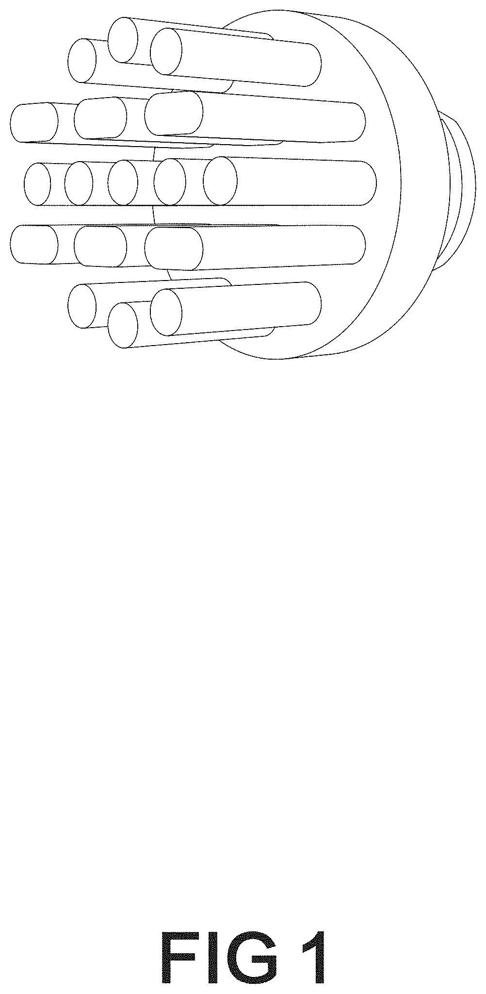 Patent USD1000127 — Electric toothbrush head — Figure 1