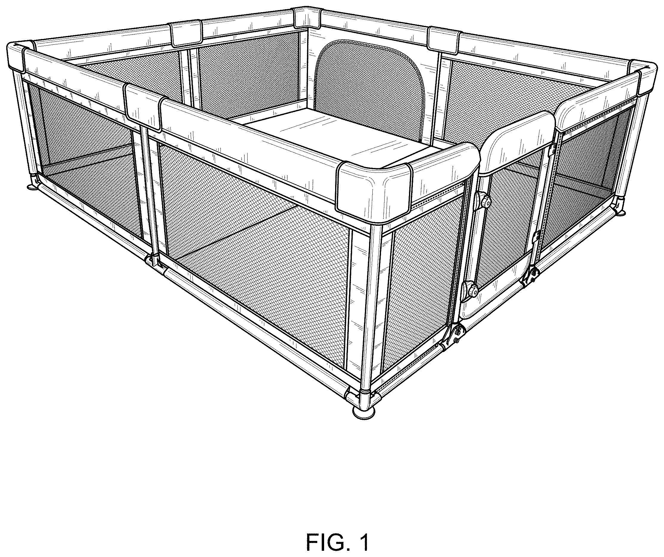 Patent USD1000131 — Playpen — Figure 1
