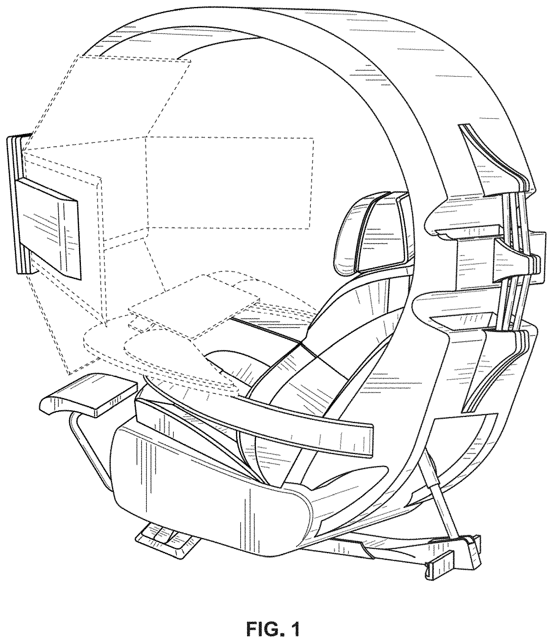 Patent USD1000137 — Productivity chair — Figure 1